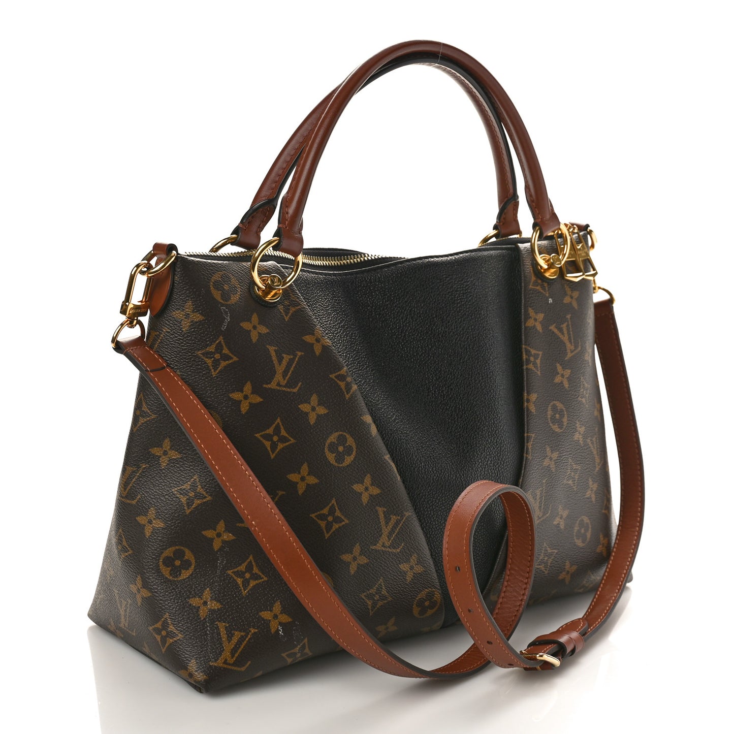 Monogram V Tote MM Black