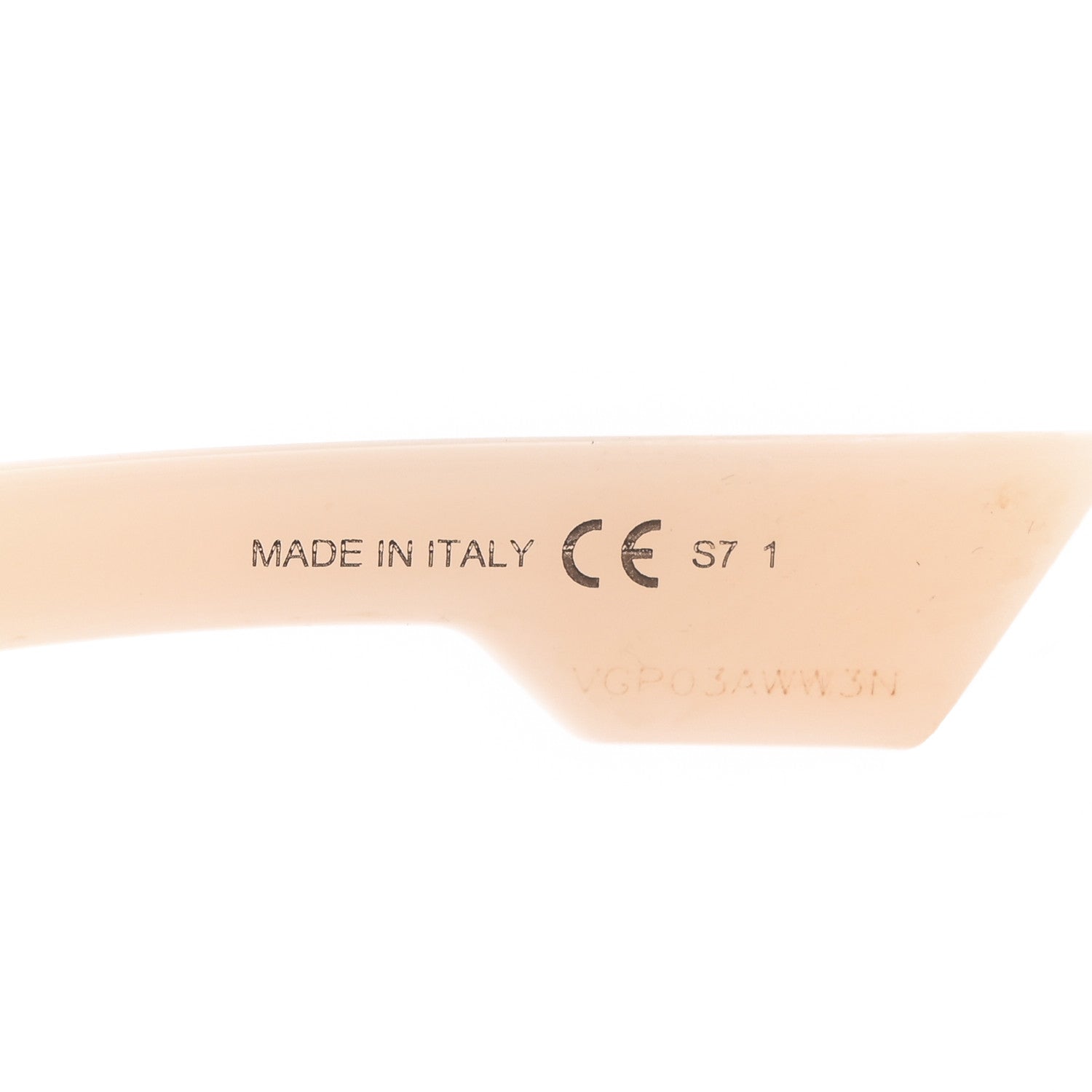 Christian Dior Acetate DiorSo Light 1 Shield Sunglasses Ivory 6 of 9