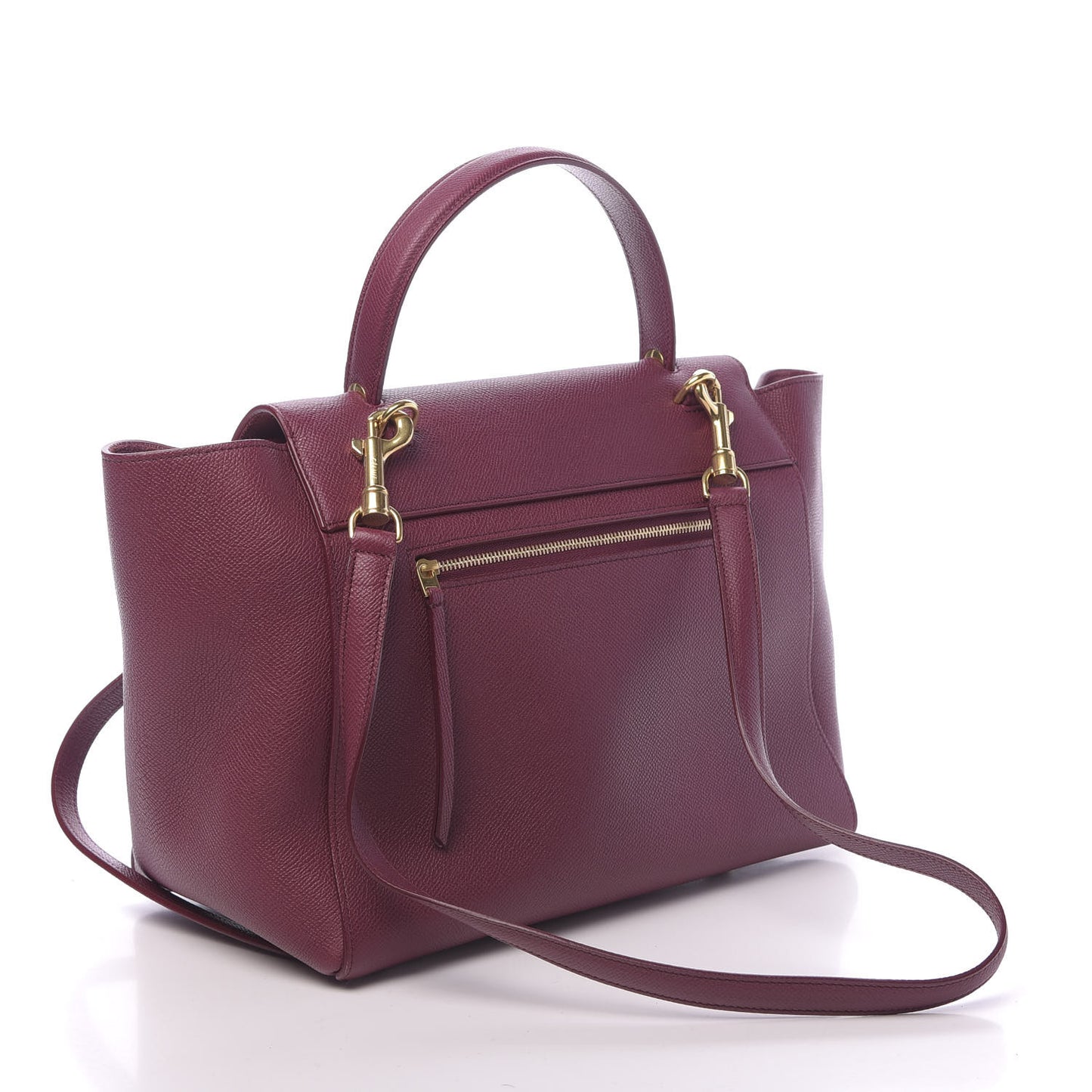 Smooth Calfskin Mini Belt Bag Plum