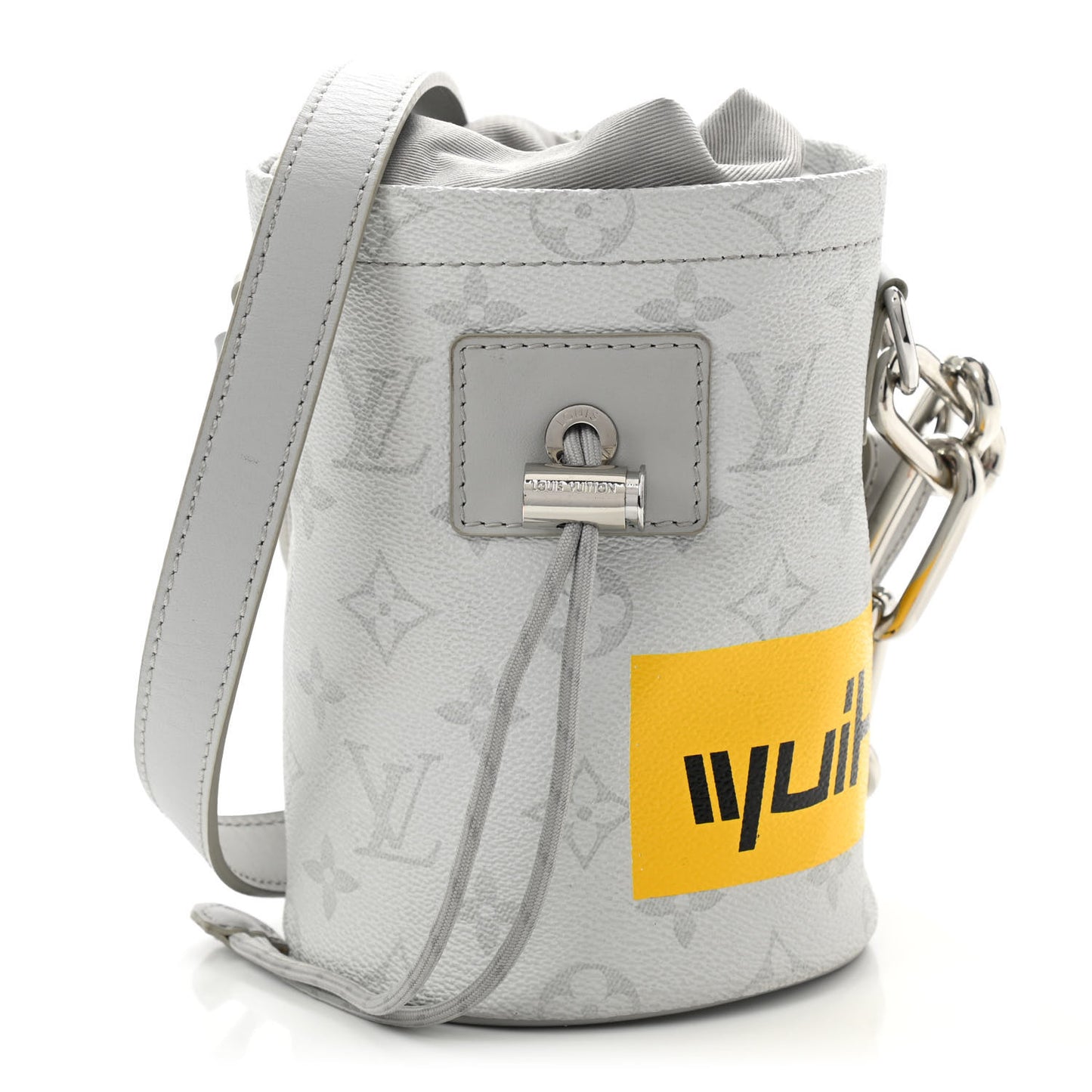 Monogram Chalk Nano Bag White