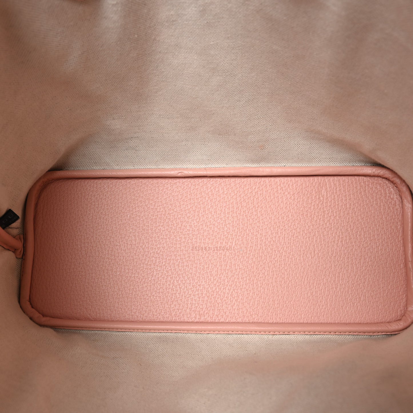 GG Supreme Monogram Textured Dollar Calfskin Medium Ophidia Shoulder Tote Bag Rose Pink