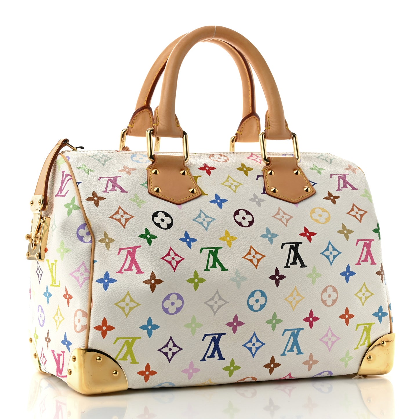 Monogram Multicolor Speedy 30 White