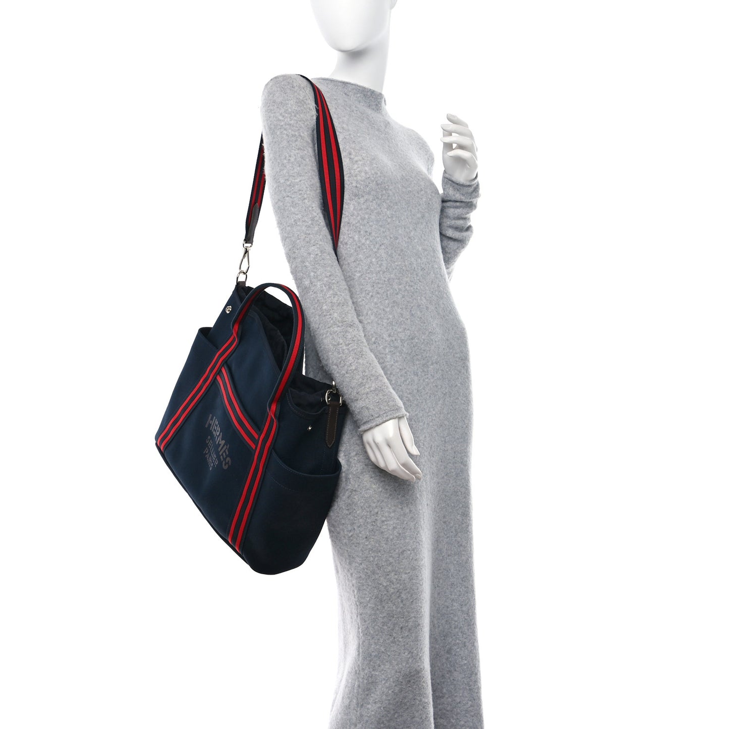 Toile Sac De Pansage Groom Bleu Marine Rouge