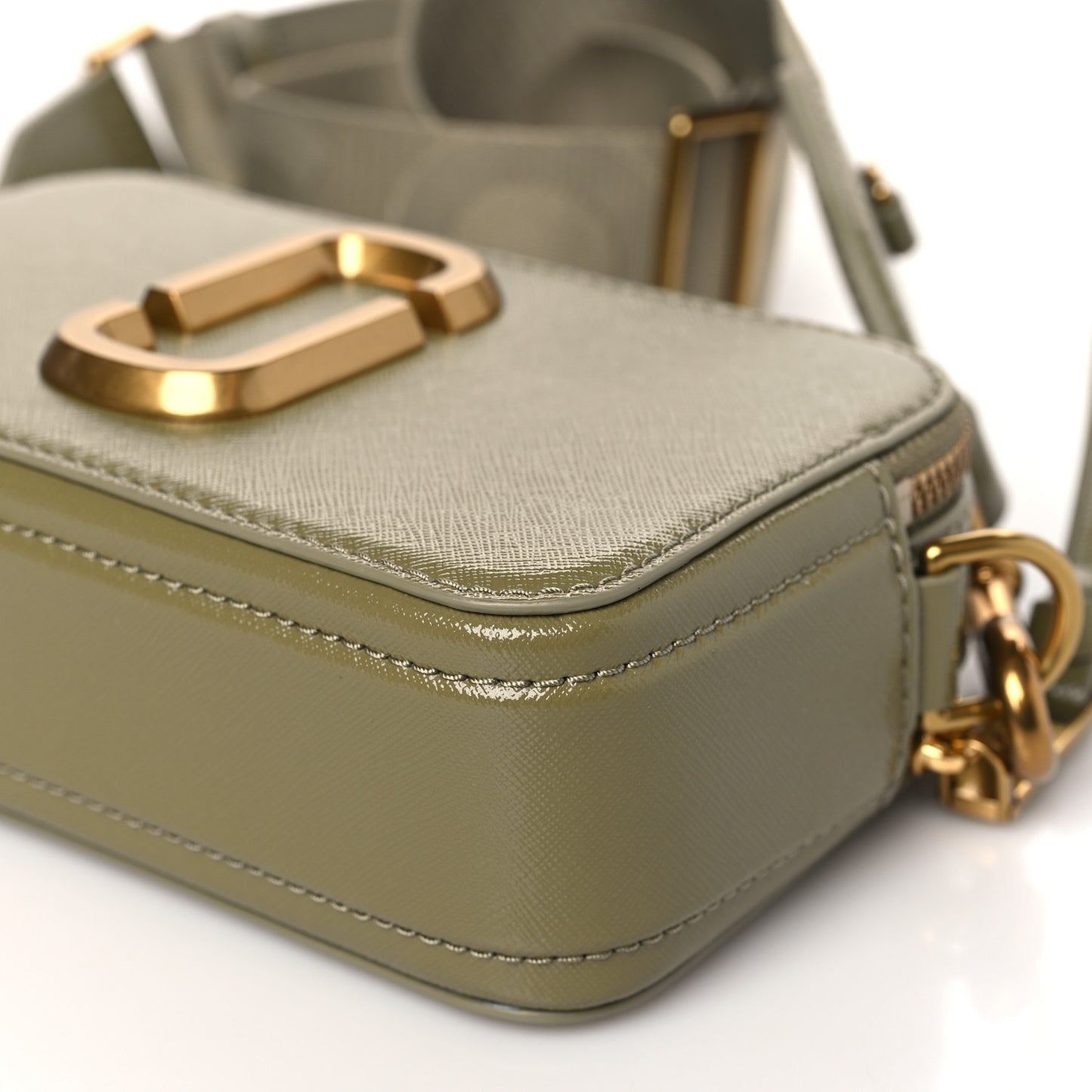 Saffiano Utility Snapshot Camera Bag Green