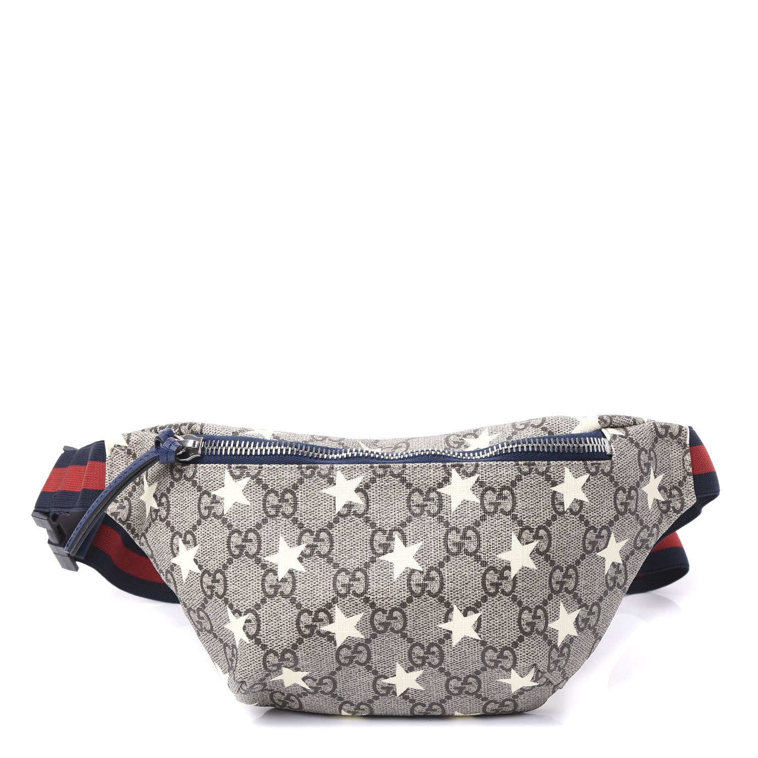 GUCCI ネイビー ボディバッグ 星形ロゴ キッズ スター ベルトバッグ 新品 Gucci GG Supreme Monogram Stars Childrens Belt Bag 587229