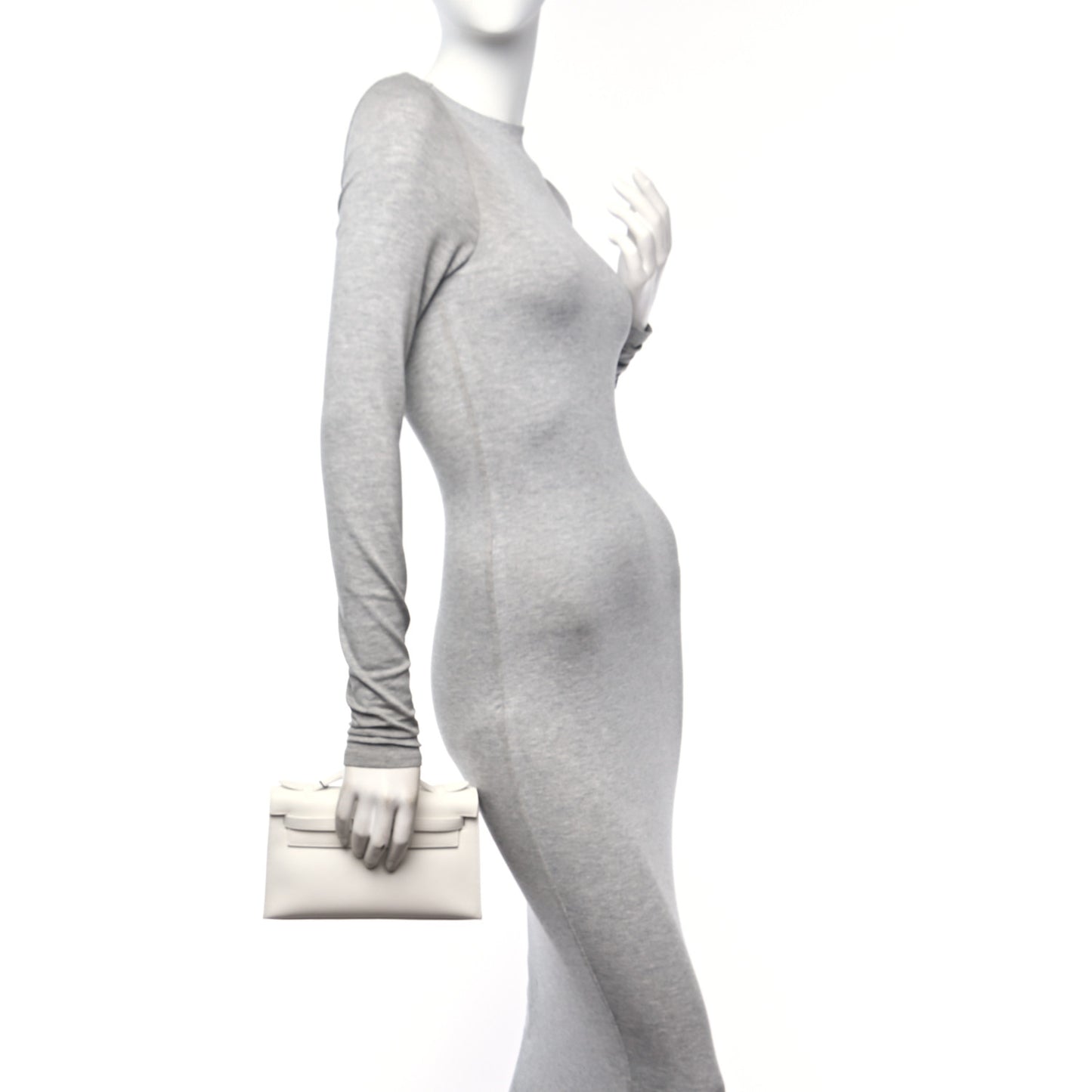 Swift Kelly Pochette Clutch White