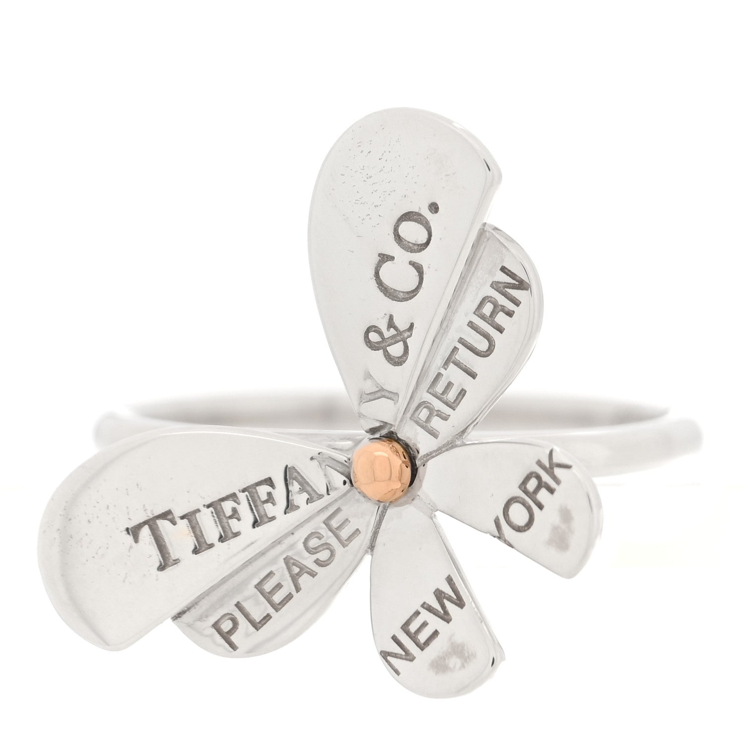 Tiffany Sterling Silver 18K Rose Gold Return to Tiffany Love Bugs