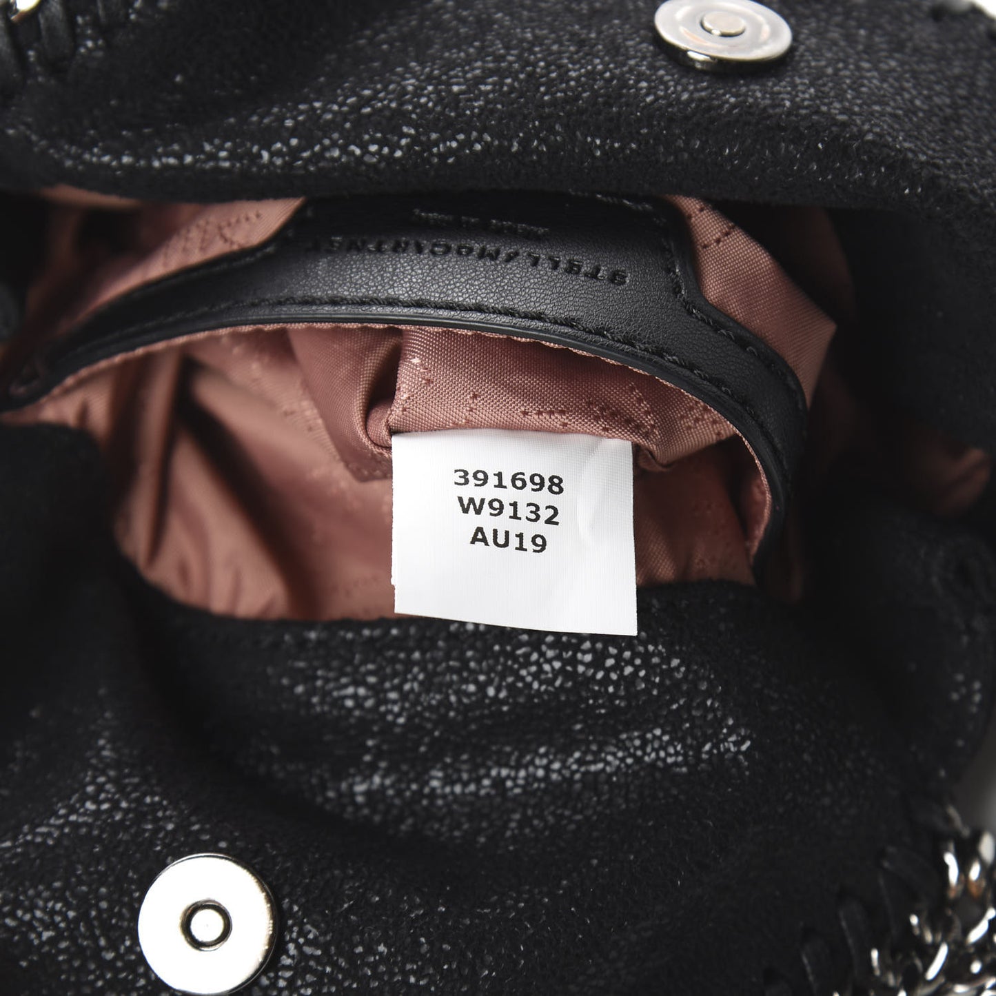 Shaggy Deer Tiny Falabella Tote Black