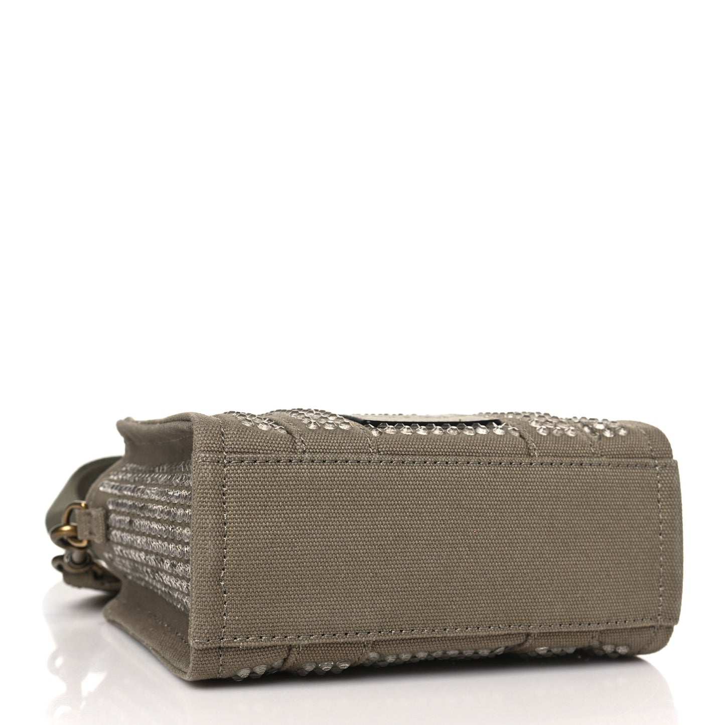 Crystal Canvas Mini The Tote Bag Slate Green