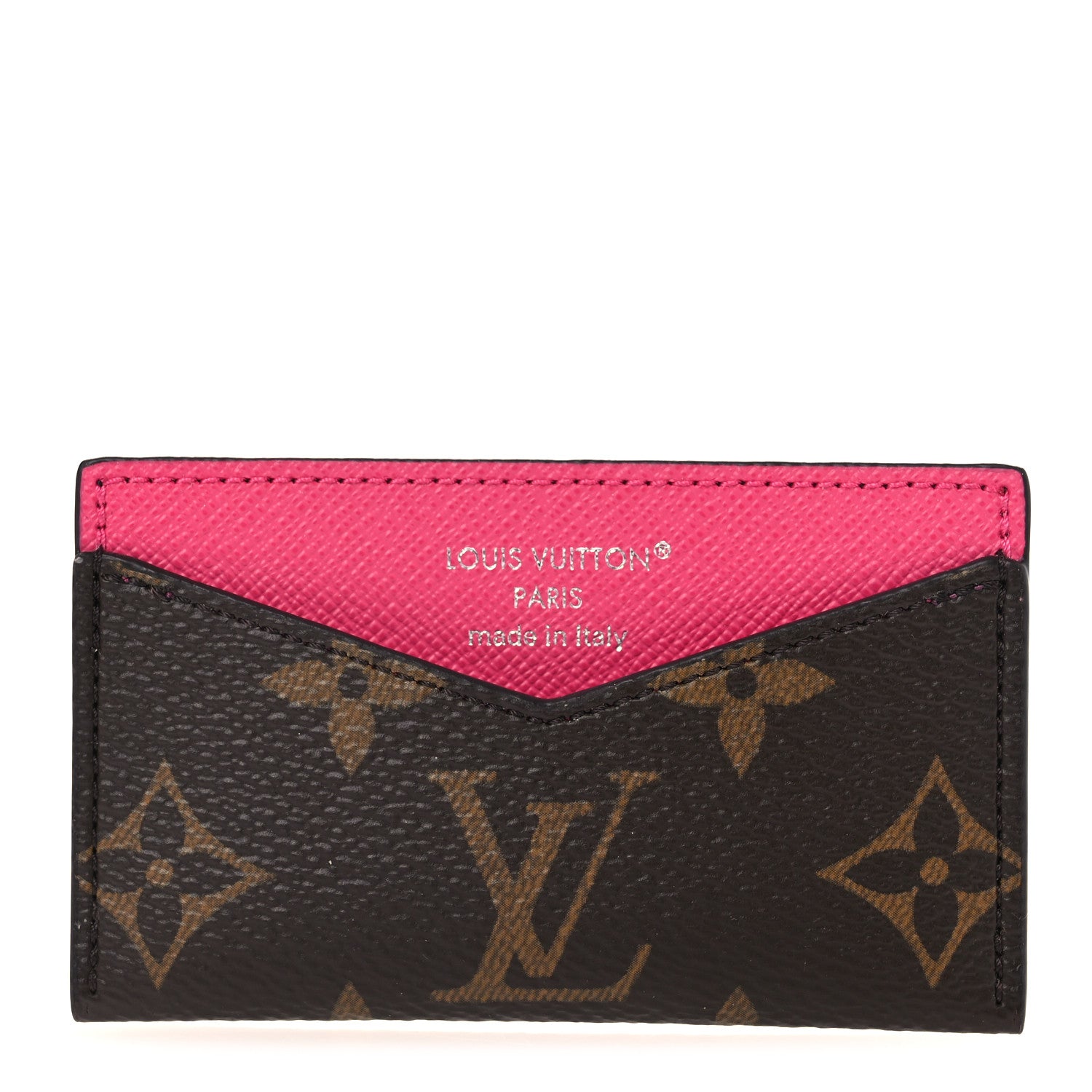 Louis Vuitton Monogram Kirigami Card Holder Insert Pondichery Pink