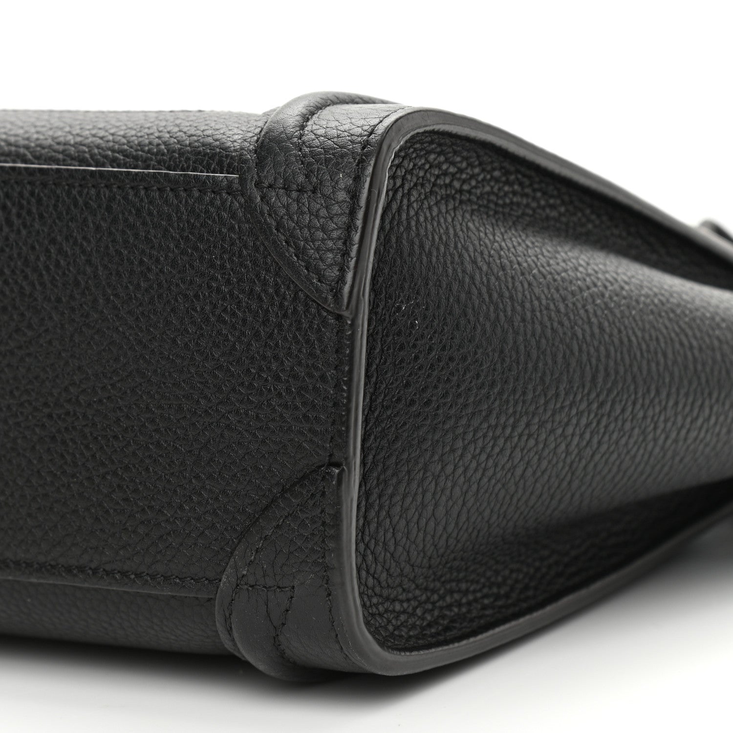 Celine Drummed Calfskin Nano Luggage Black 9 of 12