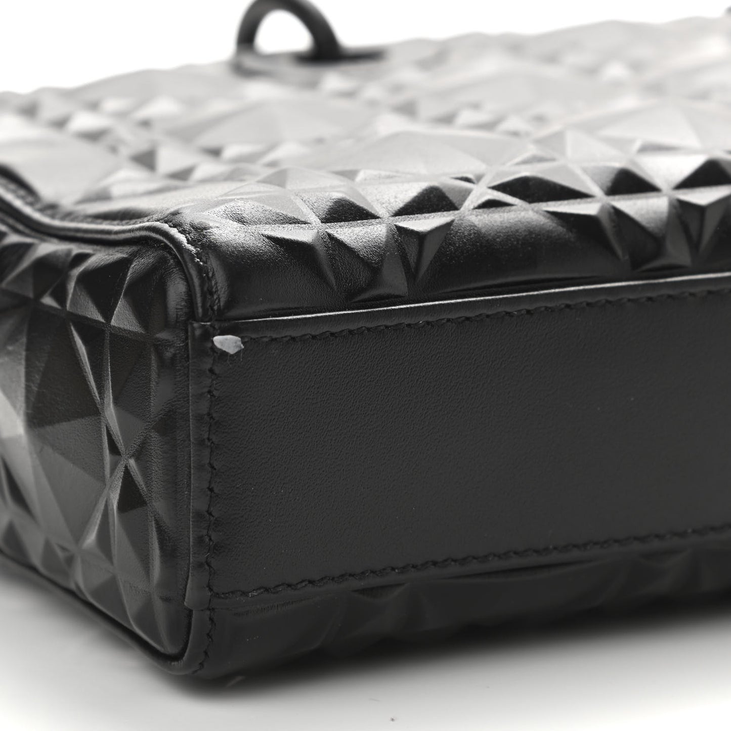 Calfskin Cannage Diamond Medium Lady D-Joy Black