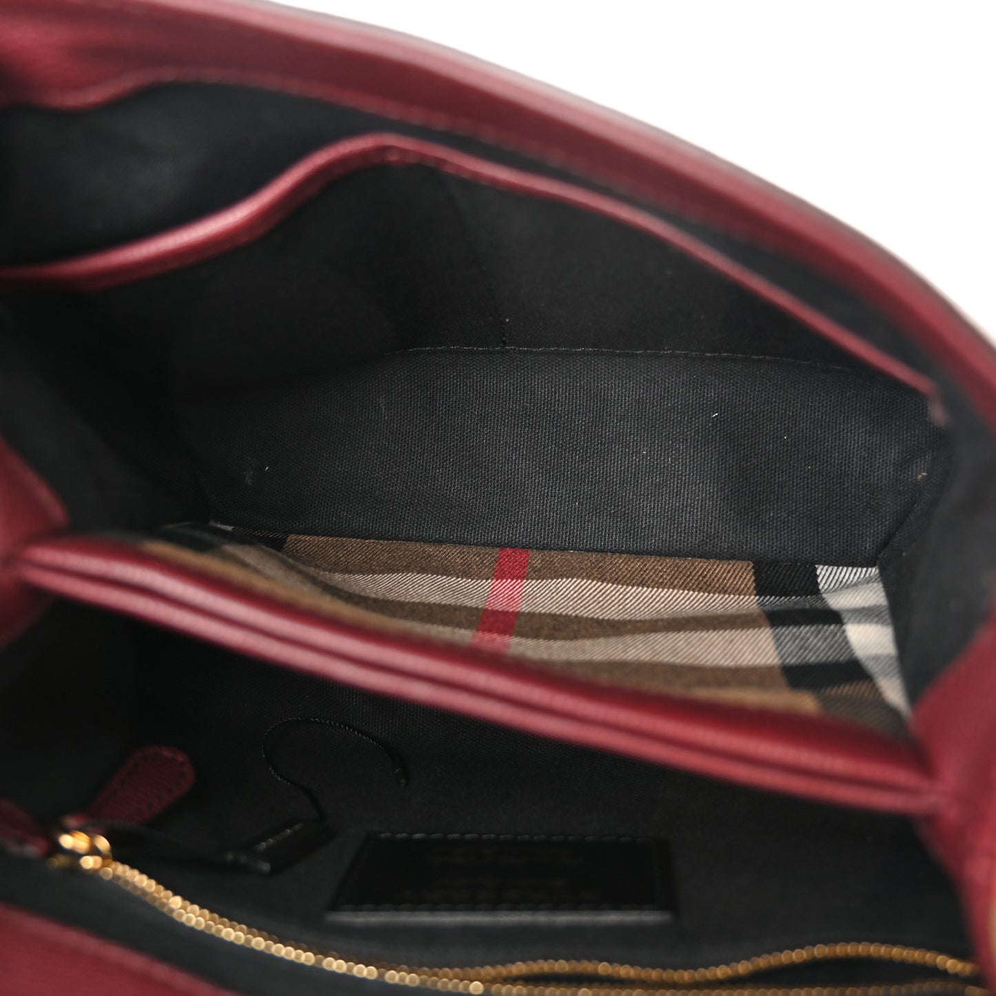 Derby Calfskin House Check Small Camberley Mahogany Red