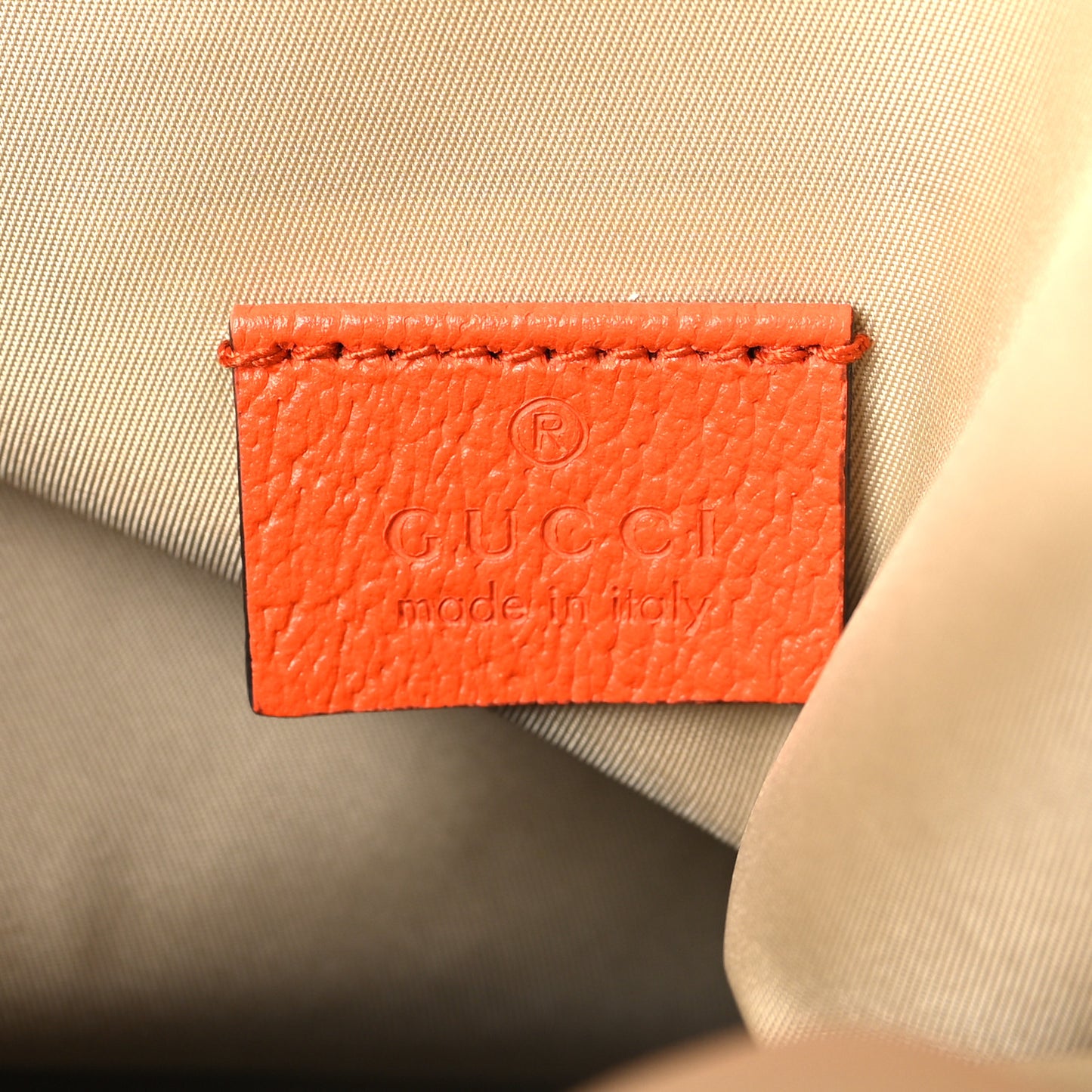 X THE NORTH FACE Monogram Textured Dollar Calfskin Embroidered Beige Ebony Mystic White Deep Orange
