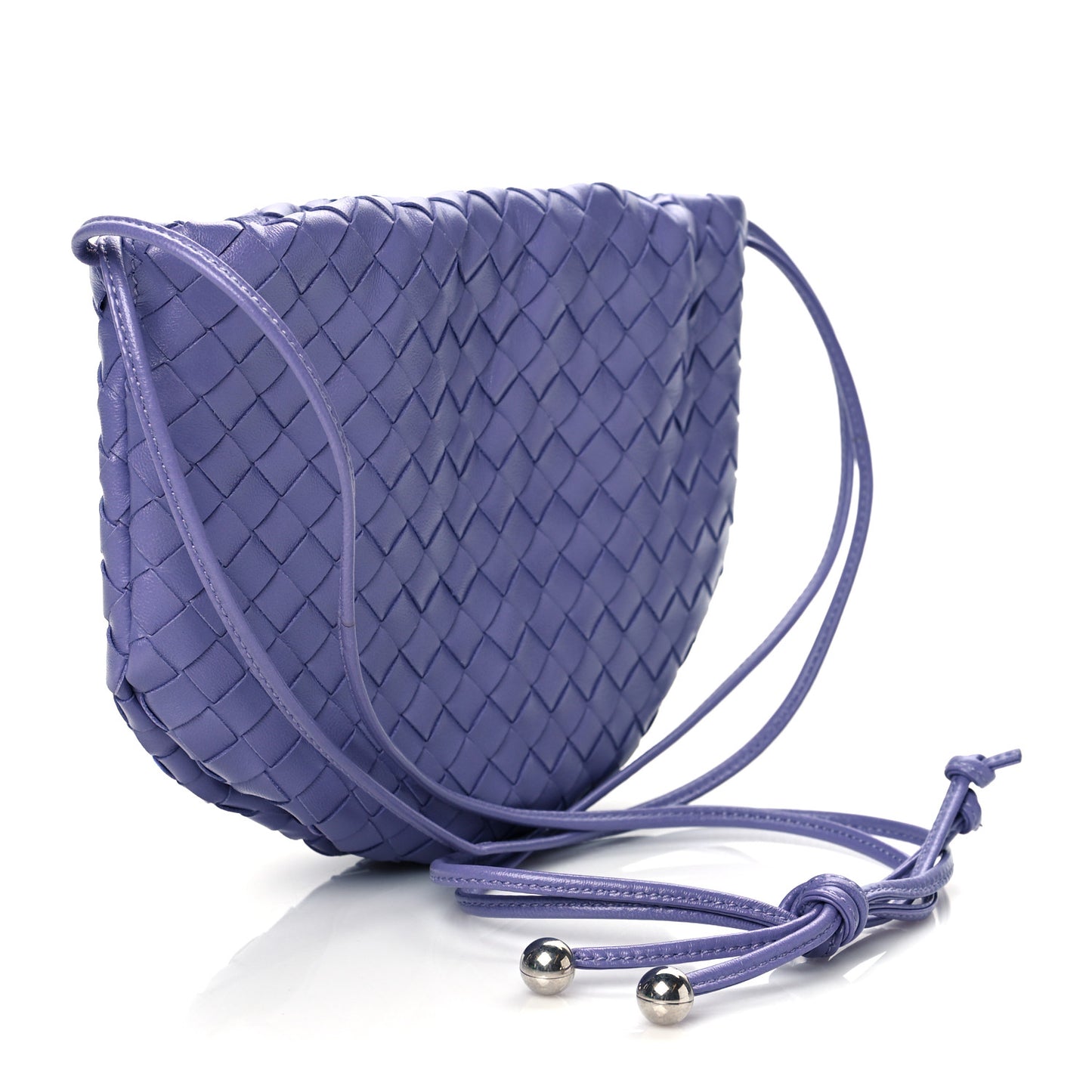 Nappa Intrecciato Mini Bulb Lavender