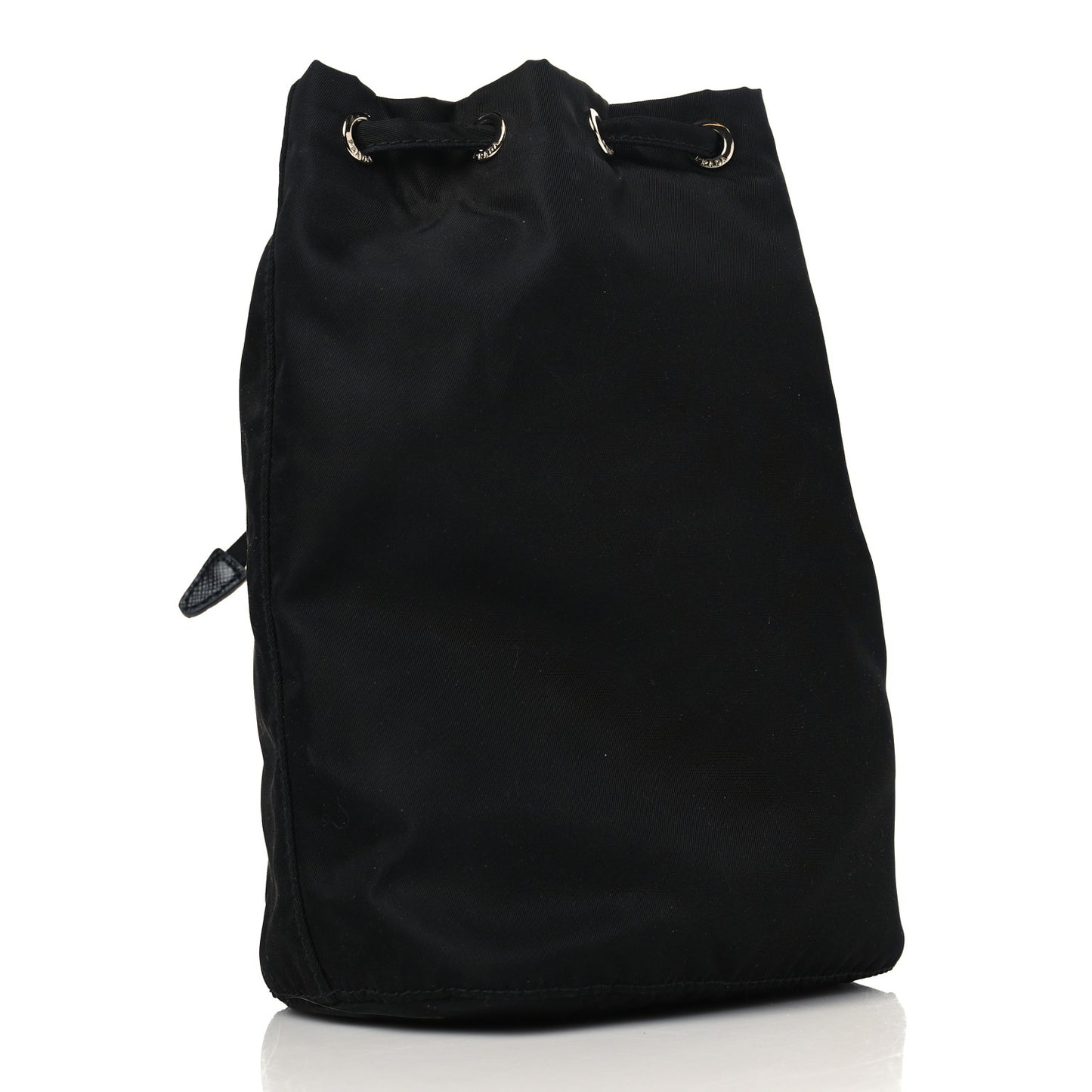 Nylon Vela Drawstring Pouch Black