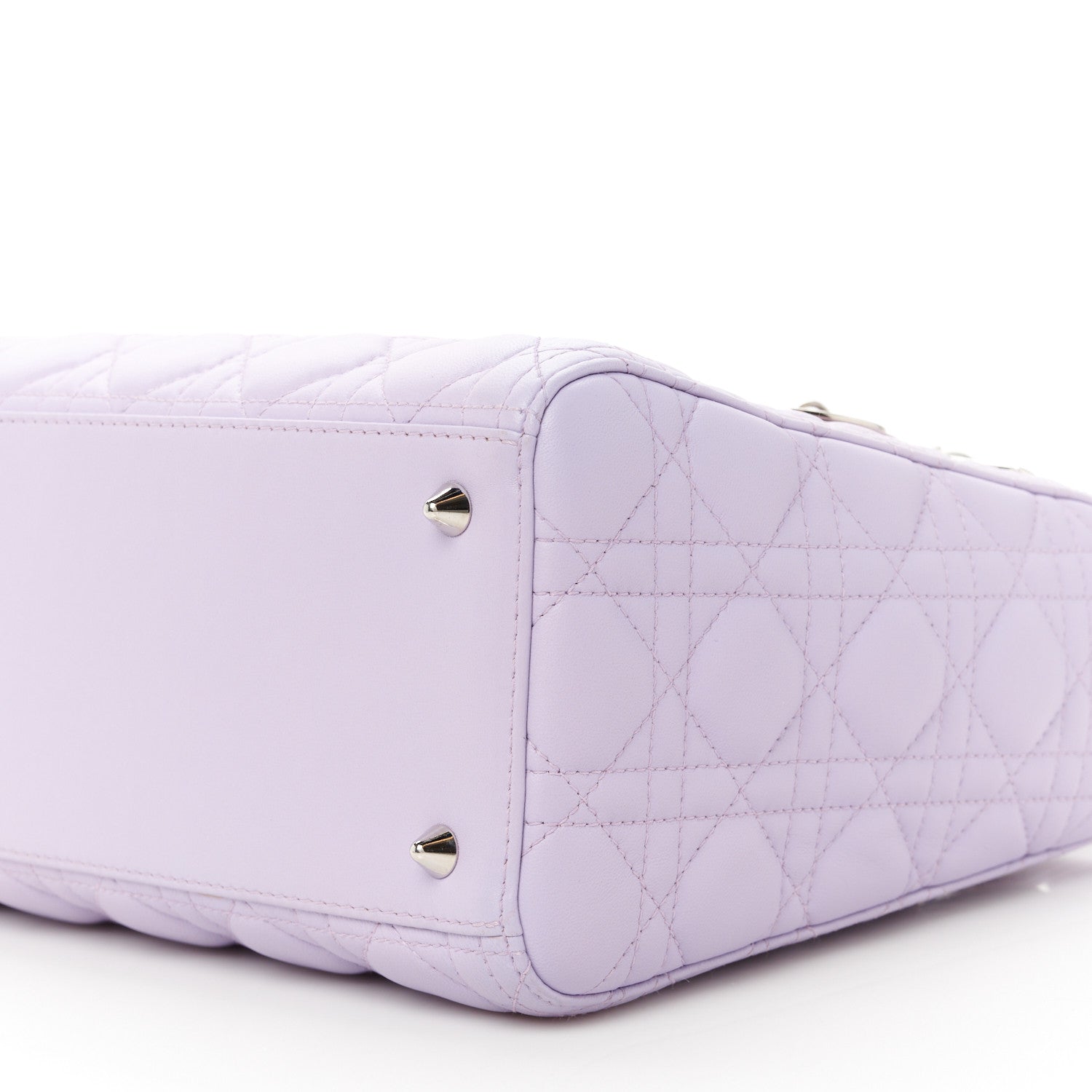 Christian Dior Lambskin Cannage Medium Lady Dior Purple 10 of 10
