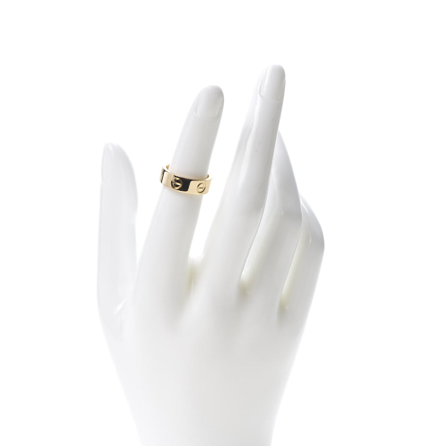 18K Yellow Gold 5.5mm LOVE Ring 48 4.5