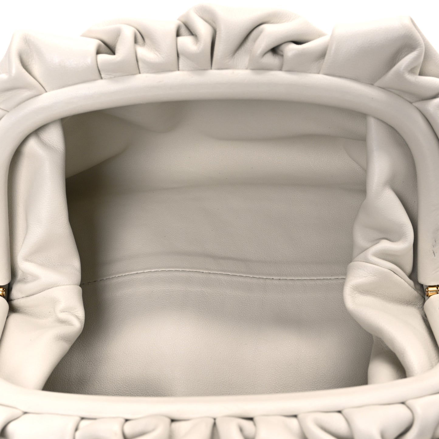 Calfskin Teen Pouch White