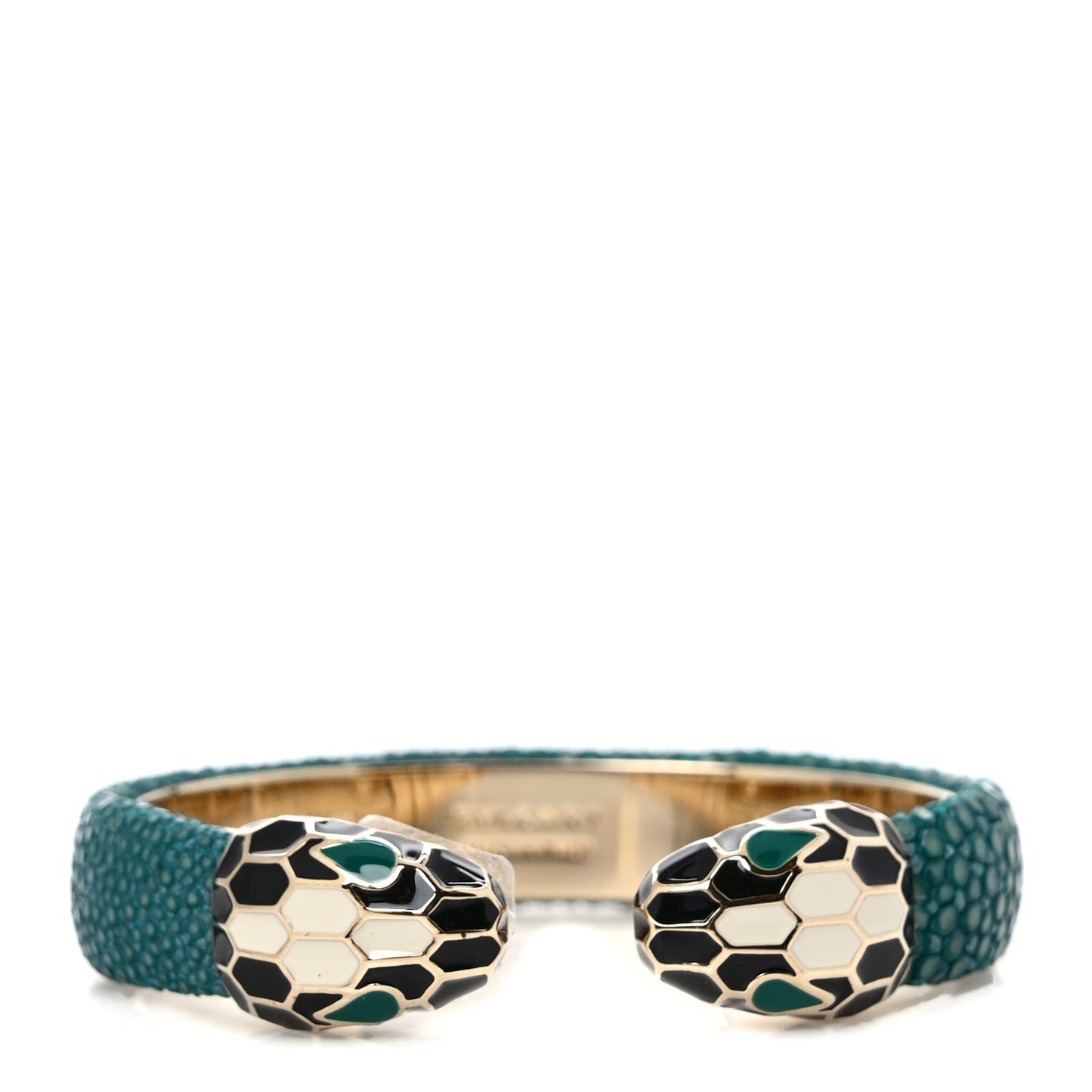Galuchat Serpenti Forever Bracelet Green