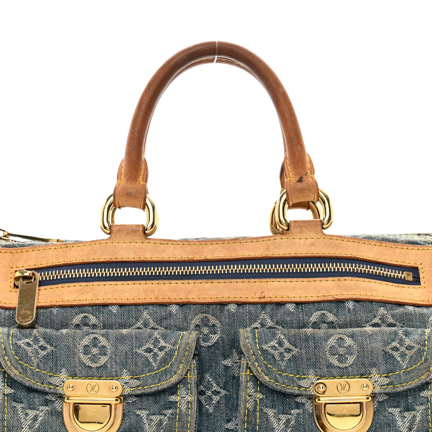 Monogram Denim Neo Speedy Blue