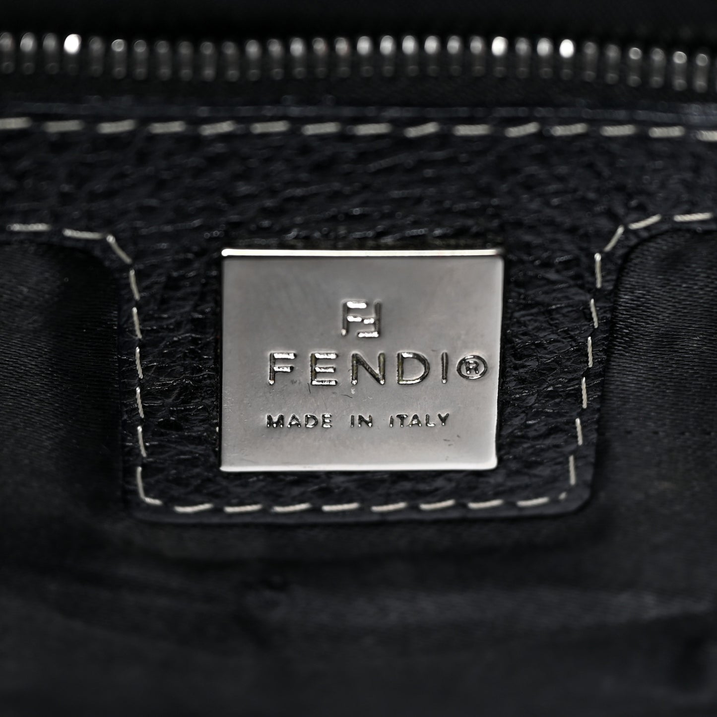 Calfskin Baguette Black