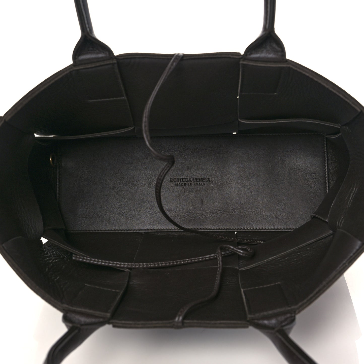Nappa Maxi Intrecciato Small Arco Tote Fondant
