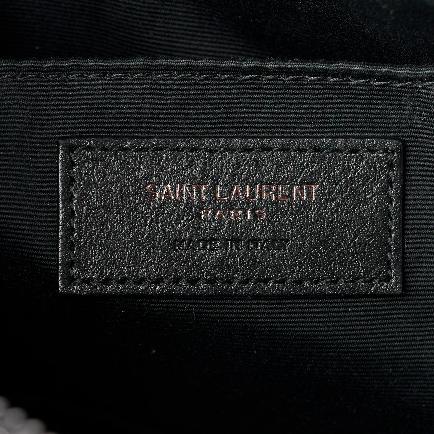 Calfskin Matelasse Monogram Monochrome Lou Camera Bag Black