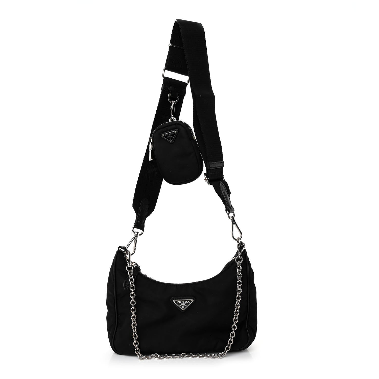 Prada Nylon Re-Edition 2005 Shoulder Bag Black 1 of 10