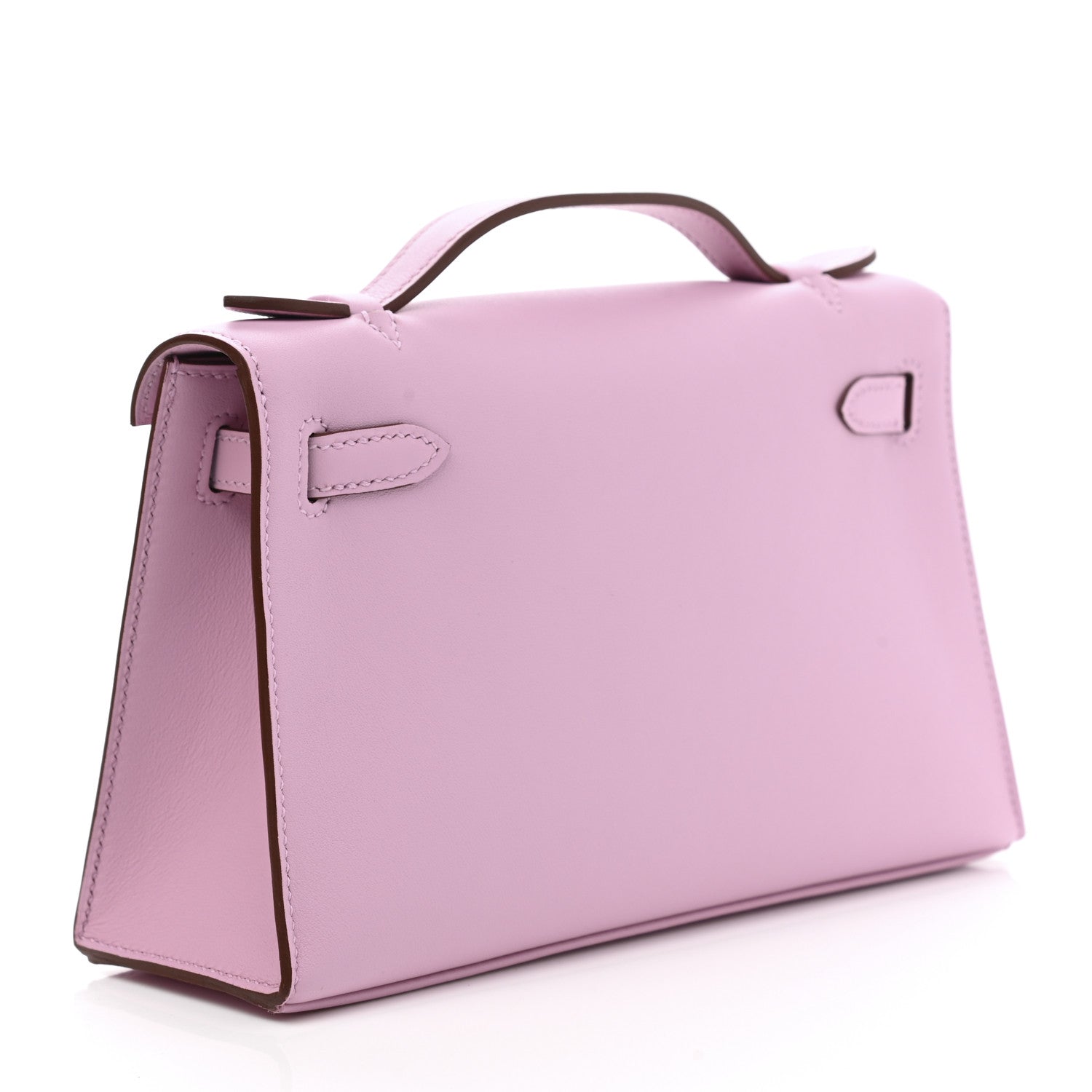 Hermes Swift Kelly Pochette Clutch Mauve Sylvestre 2 of 9