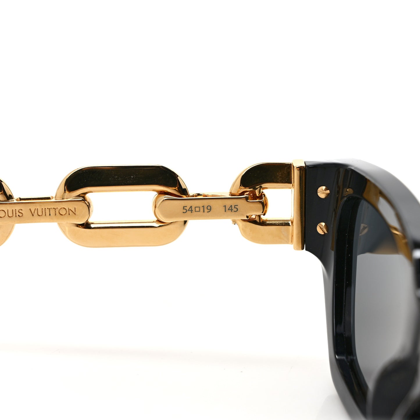 Metal LV Edge Sunglasses Z1473W Black