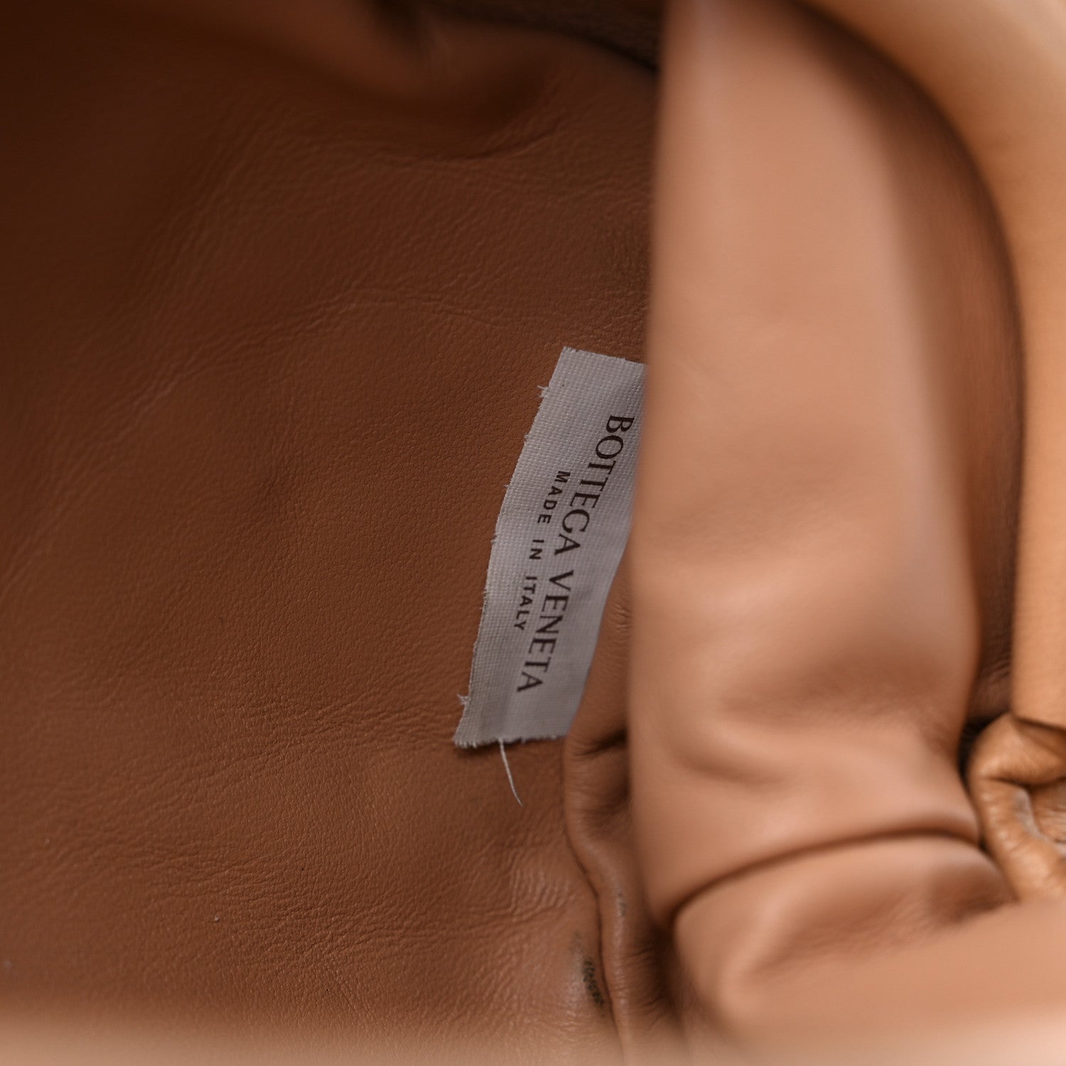 Bottega Veneta Nappa Intrecciato The Mini Pouch Almond 7 of 9