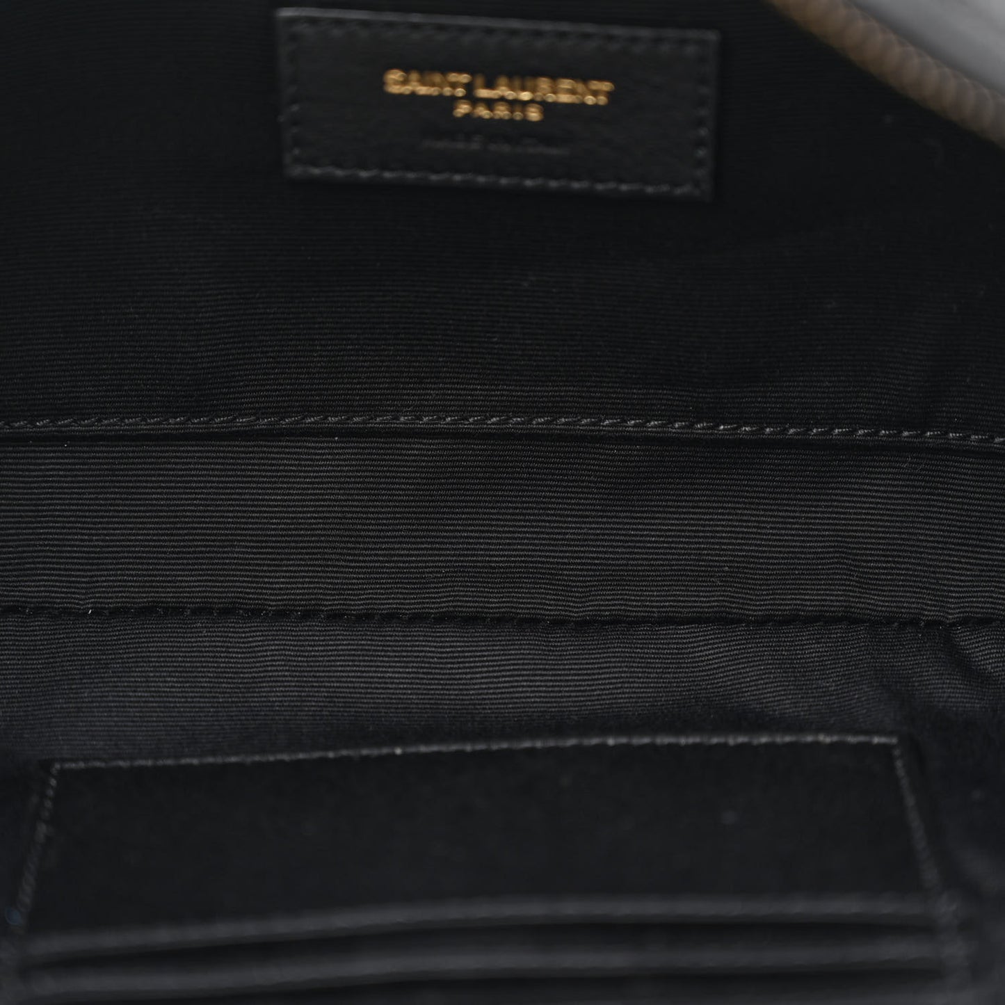 Grain De Poudre Monogram Belt Bag Black