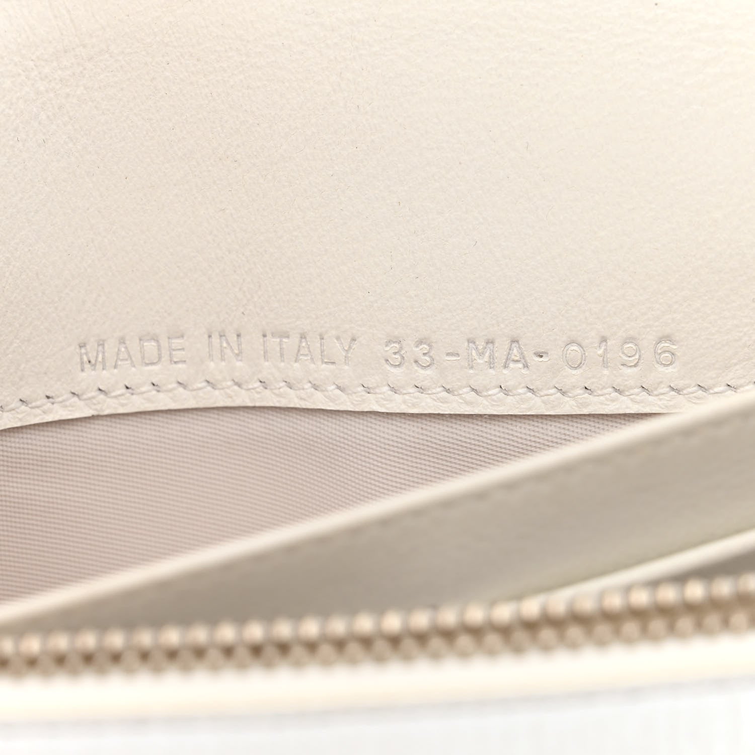 Christian Dior Goatskin Diorever Wallet On Chain Argent 7 of 12