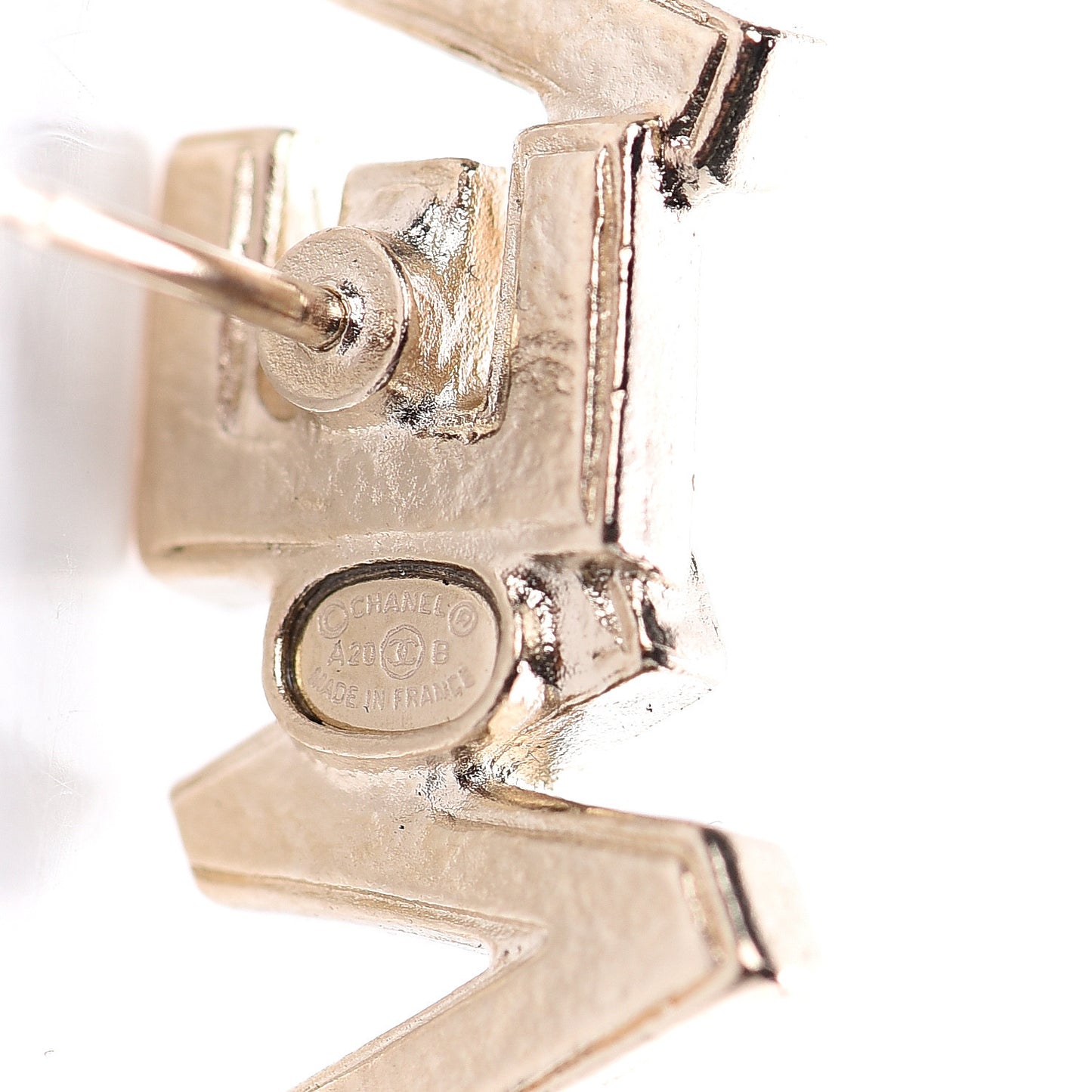 Crystal Pearl Signature Stud Earrings Gold