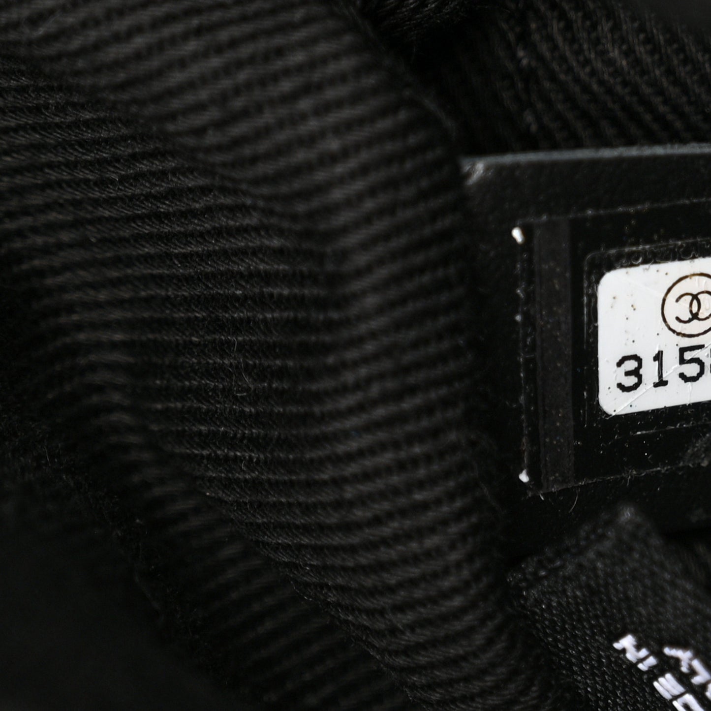 Calfskin Quilted CC Uniform Flap Belt Bag Black