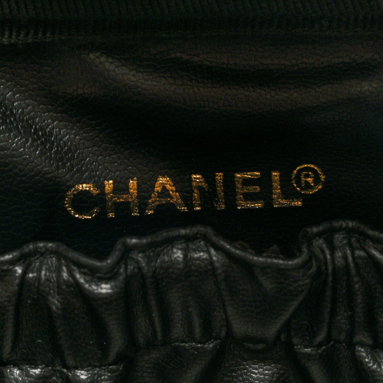Chanel Caviar Vanity Cosmetic Case Black 6 of 7