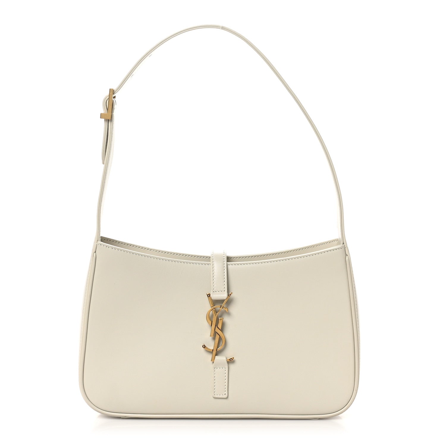 Saint Laurent Smooth Calfskin Le 5 A 7 Hobo Crema Soft 1 of 10