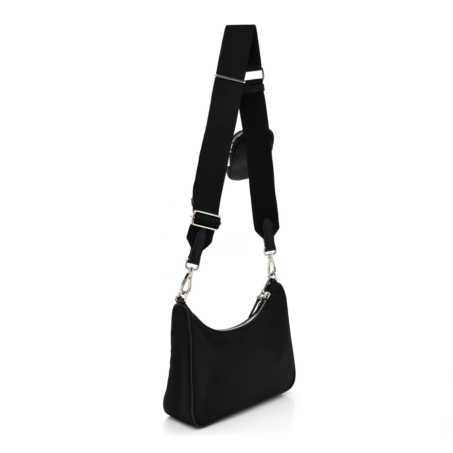 Prada Nylon Re-Edition 2005 Shoulder Bag Black 3 of 12