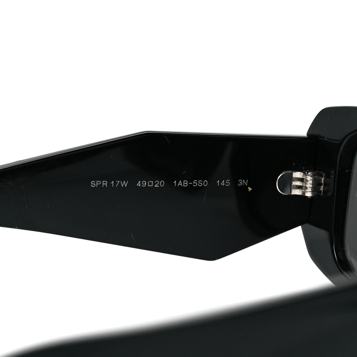 Acetate Symbole Sunglasses SPR 17W Black