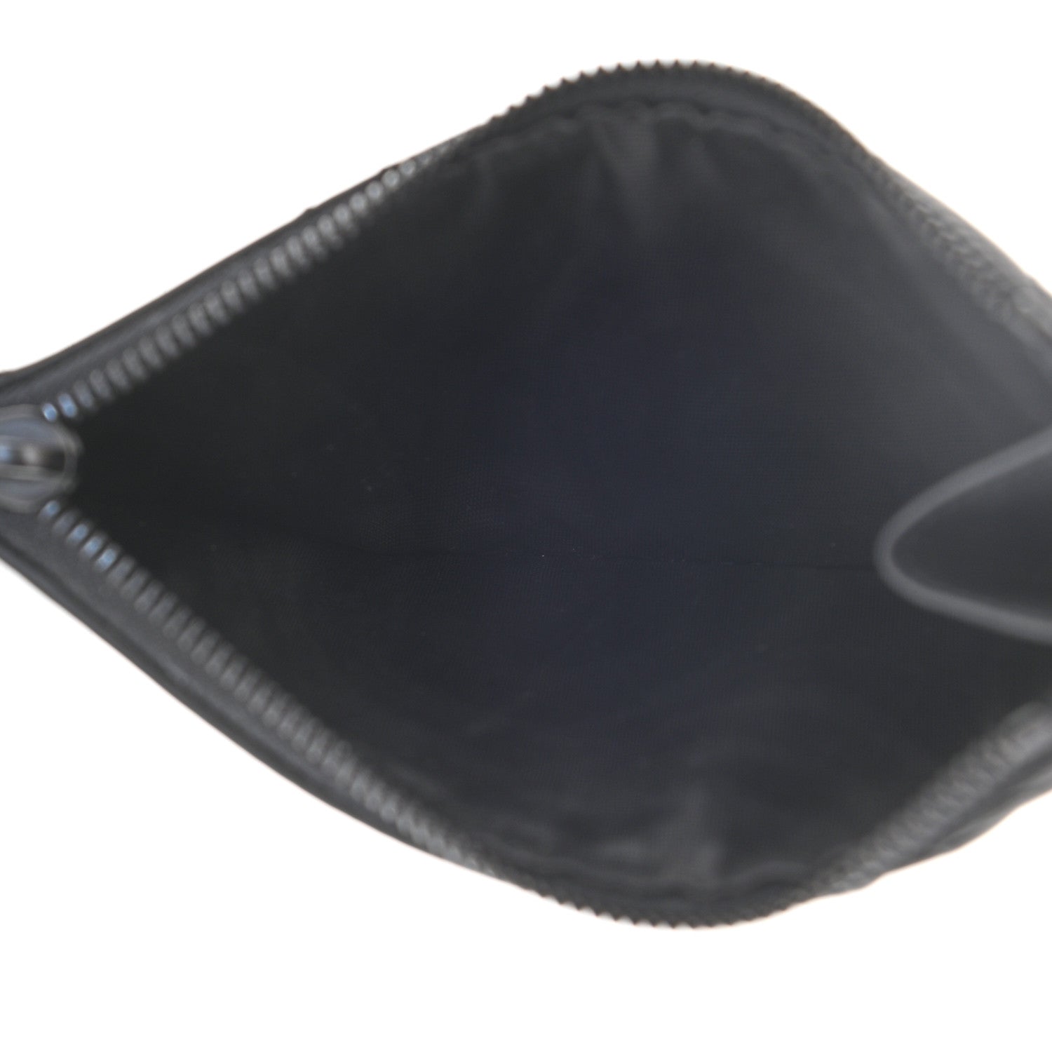 Christian Dior Ultra Matte Lambskin Cannage Small Lady Dior Zip Card Holder Black 5 of 13
