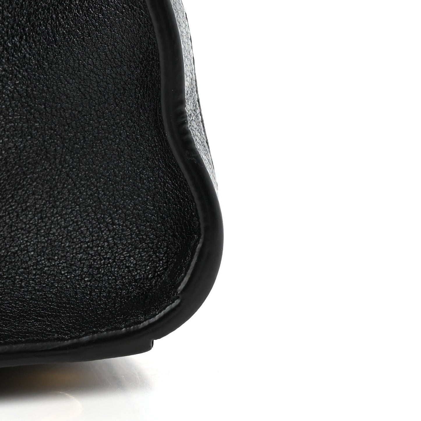 Wonka Grain Calfskin Mini Diana Tote Bag Black Yellow Fluo