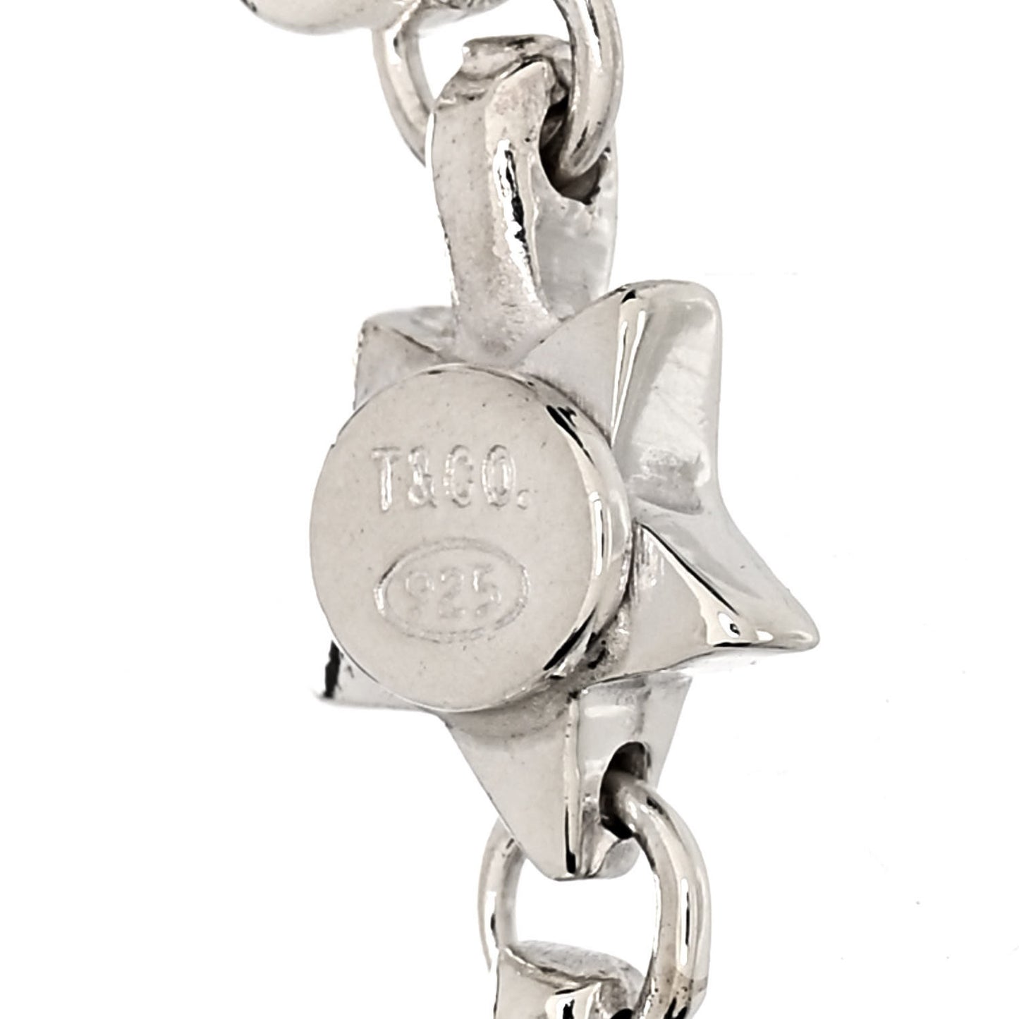 Sterling Silver Chain of Stars Bracelet