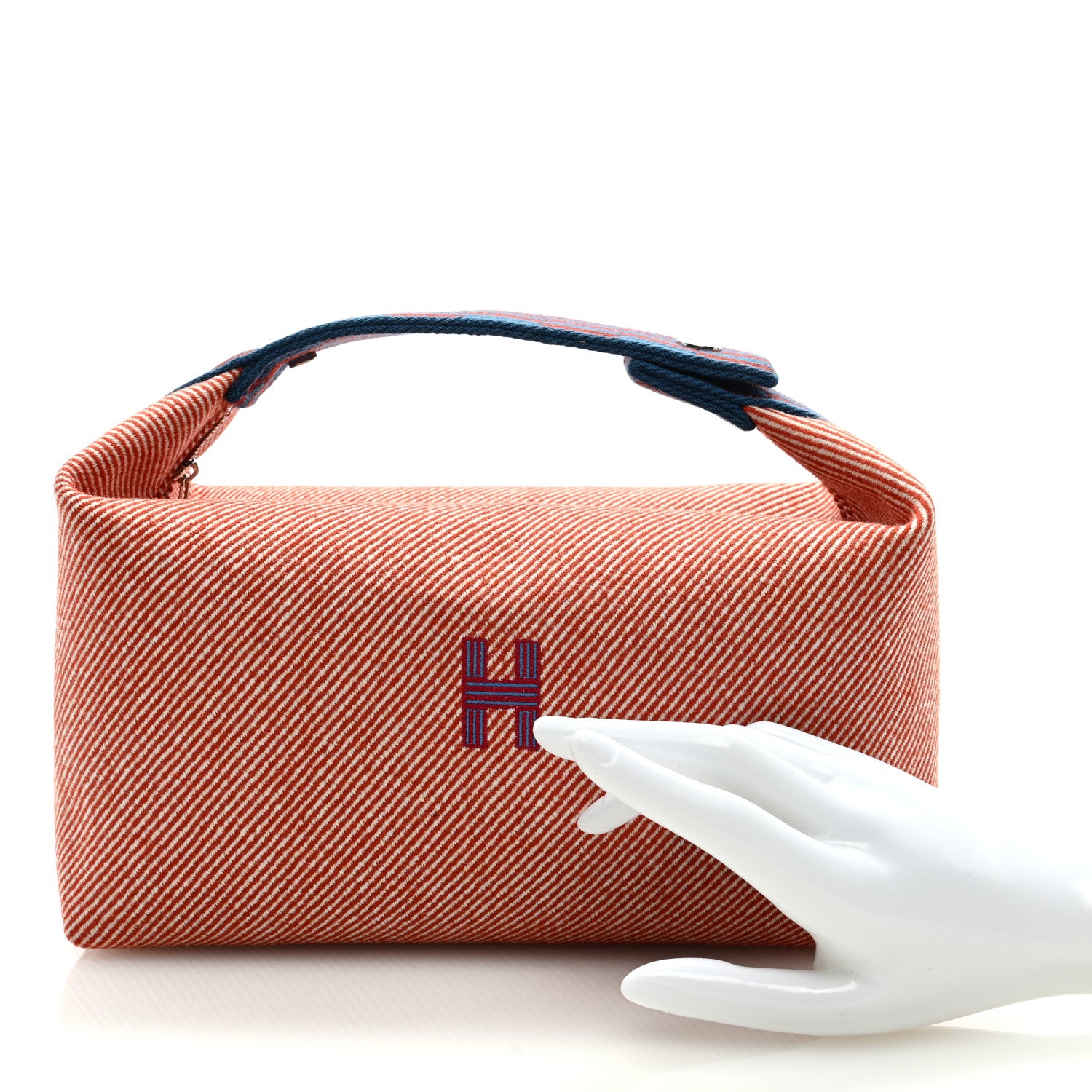 Hermes Wool Large Bride-A-Brac H Natte Pouch Tomette 2 of 6