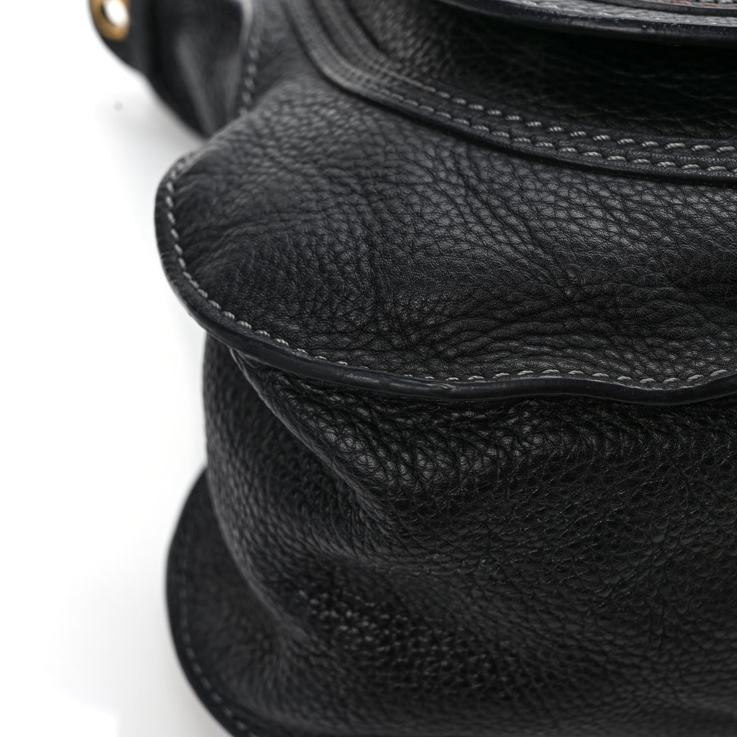 Chloe Calfskin Medium Marcie Satchel Black 9 of 10