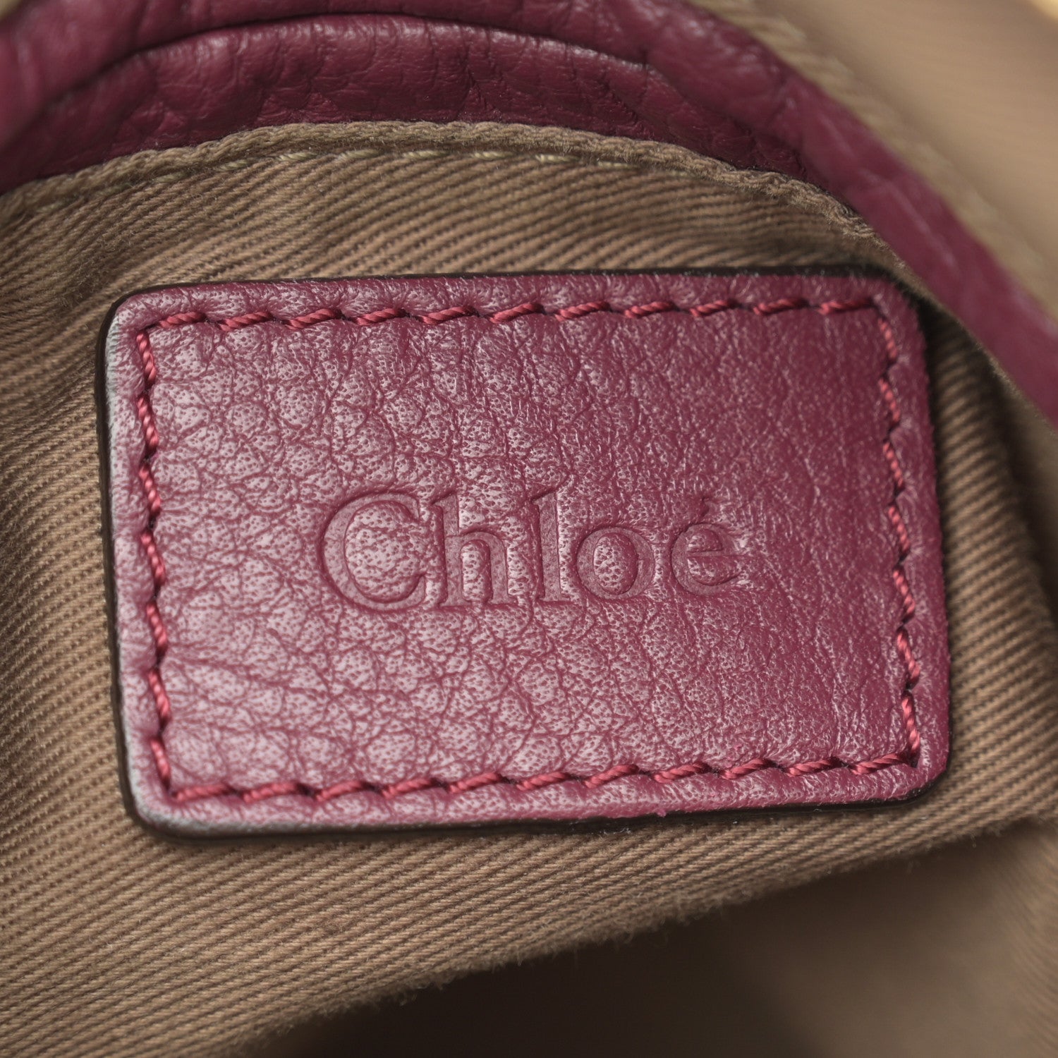 Chloe Calfskin Medium Marcie Satchel Wild Purple 6 of 16