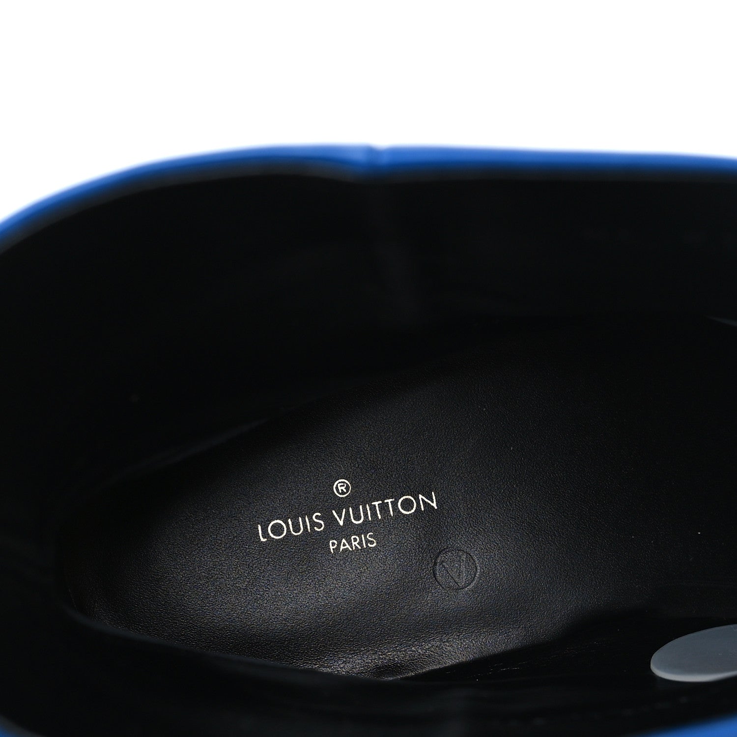 Louis Vuitton Calfskin Rhapsody Ankle Boots 40 Blue 7 of 9