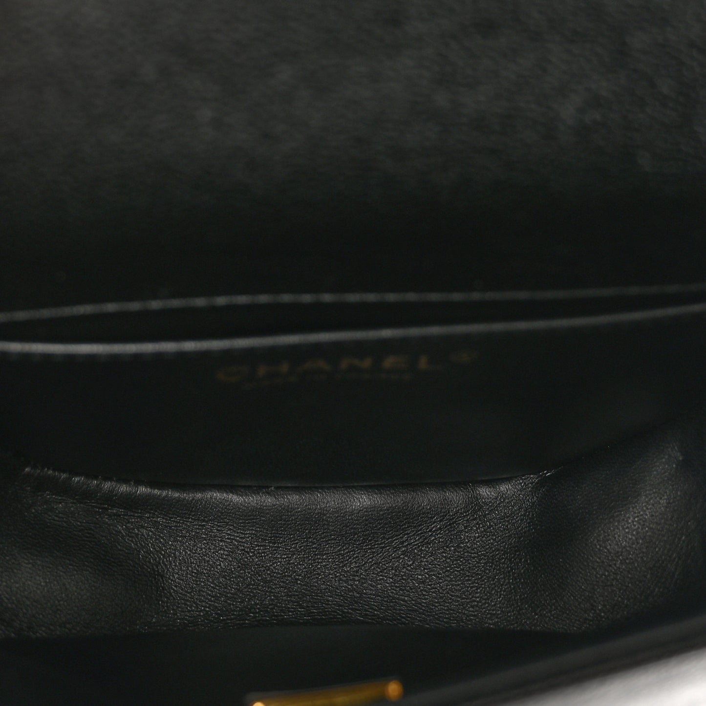 Caviar Quilted Small Boy Messenger Bag Black