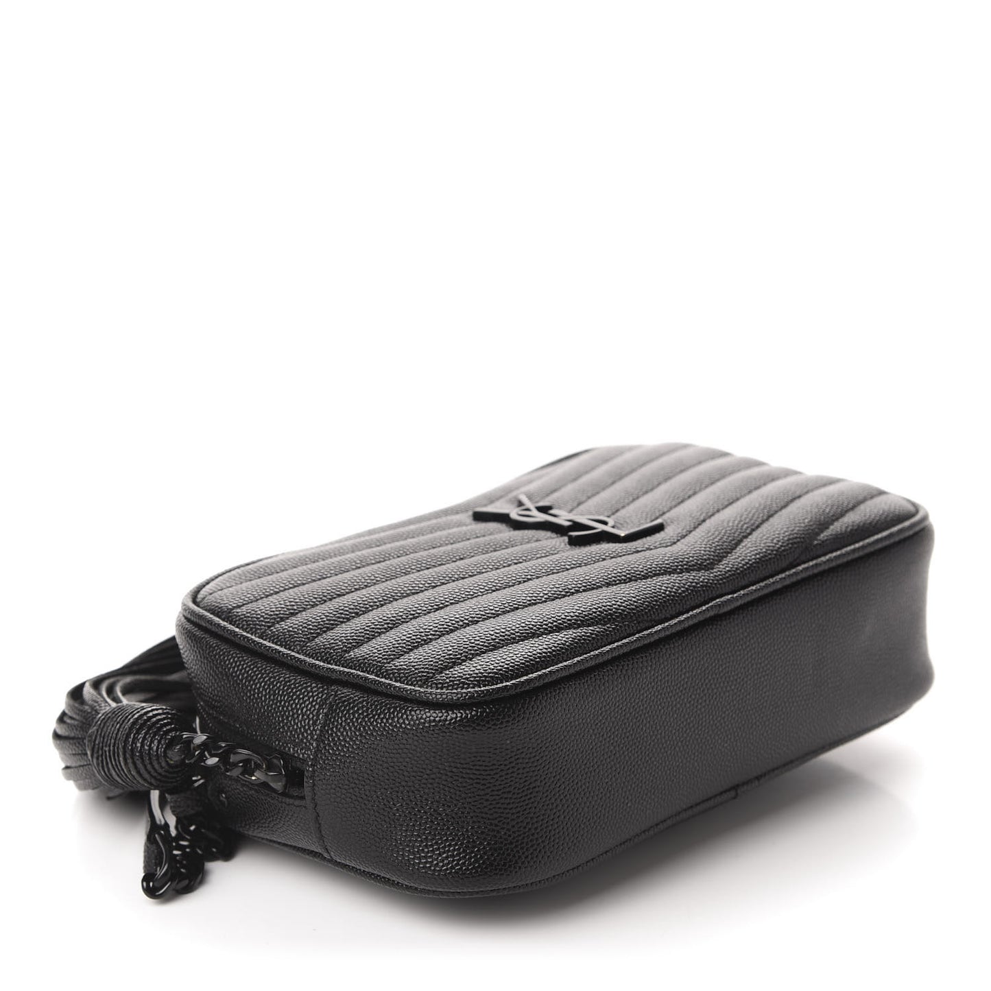 Grain De Poudre Matelasse Monogram Mini Lou Camera Bag Black