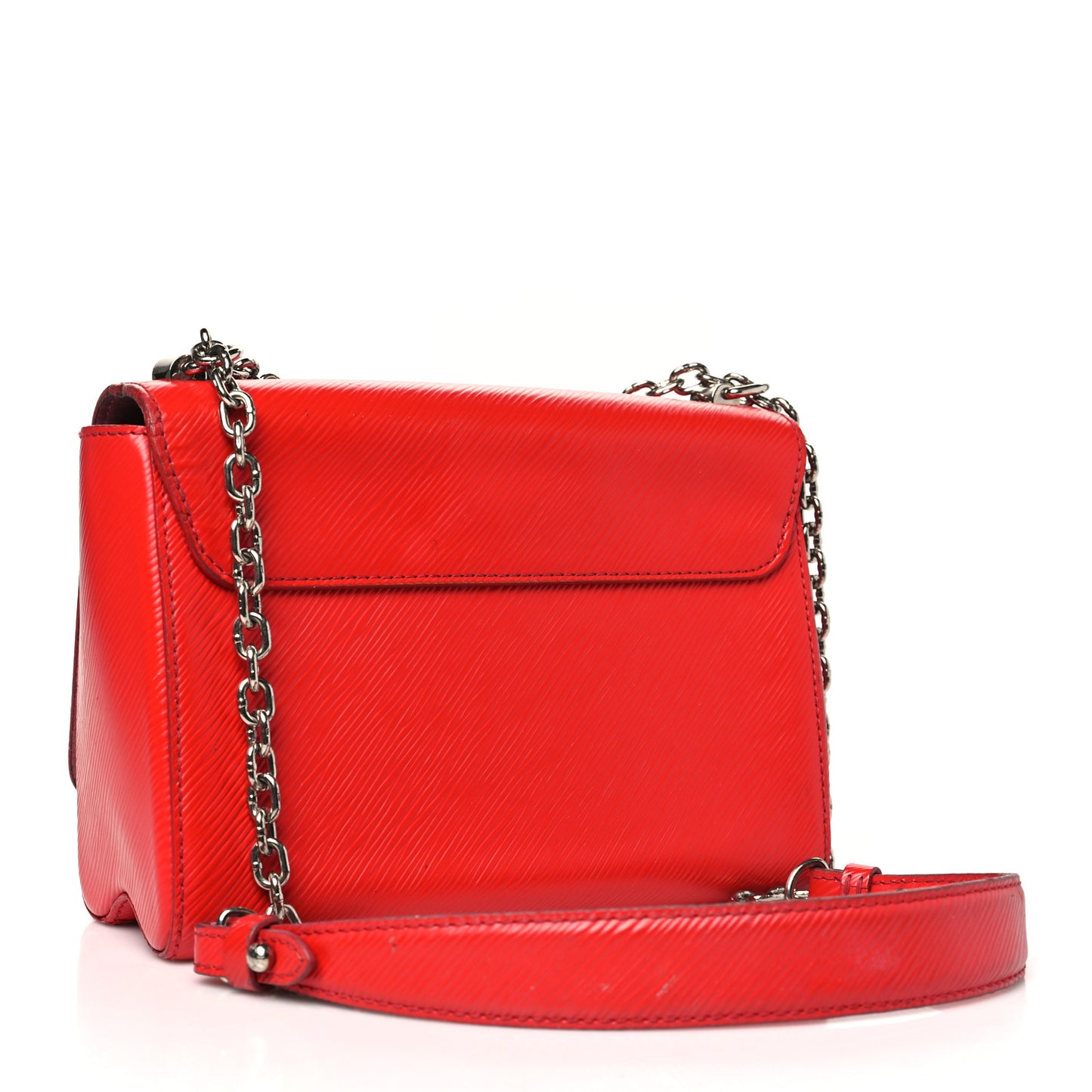 Epi Twist Shoulder Bag MM Coquelicot